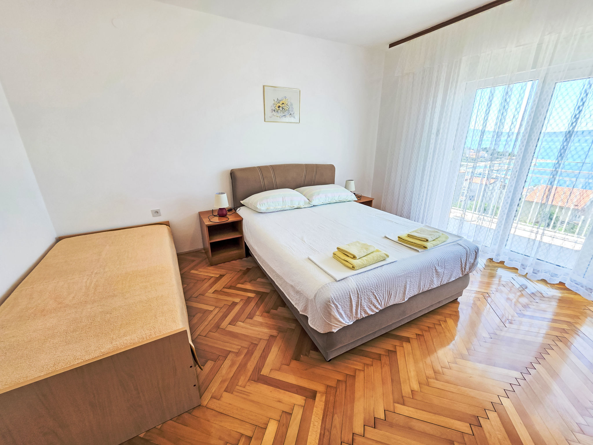 Wohnung in Selce für 6 Personen mit Meerblick - Binnen