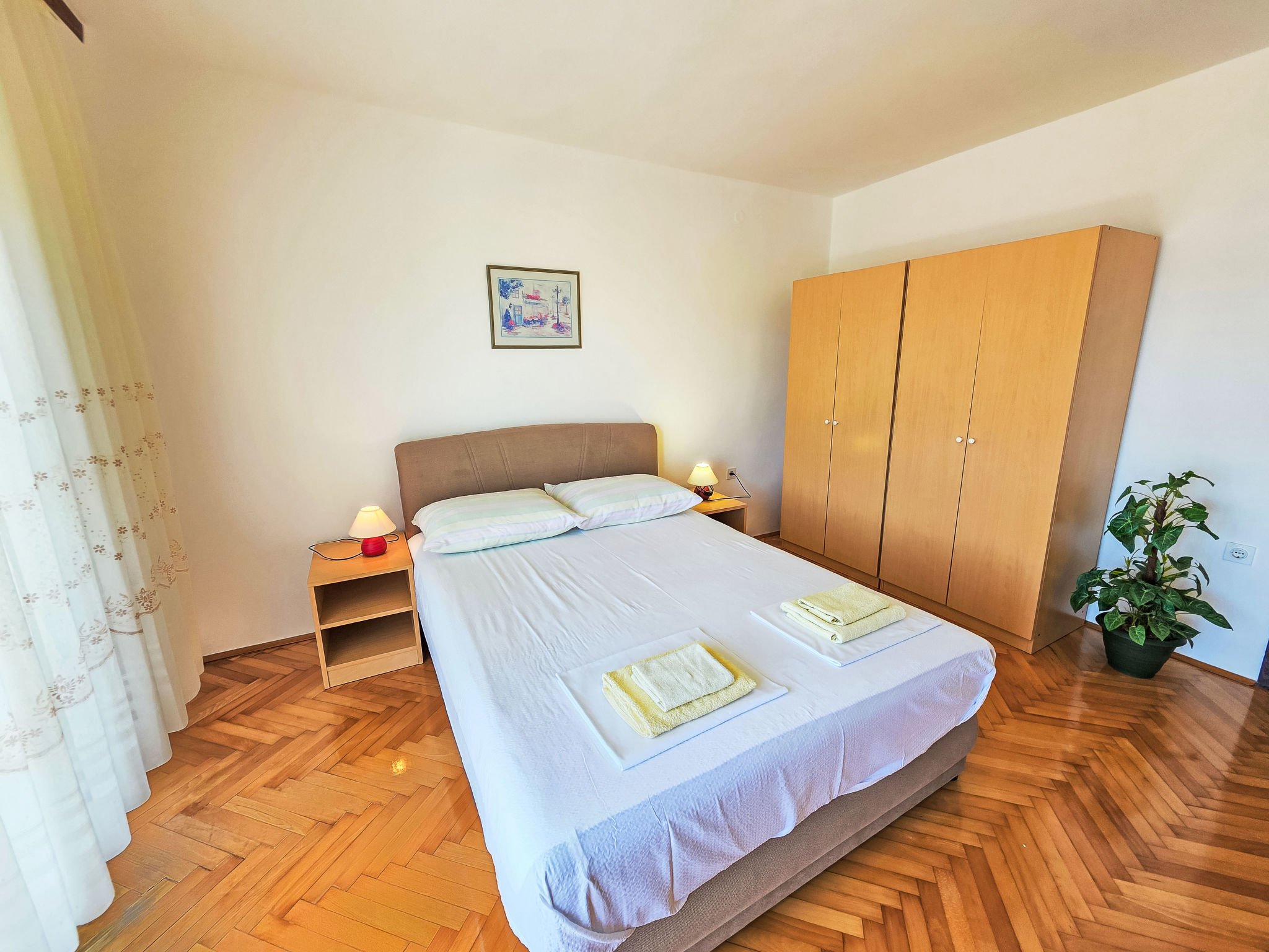 Wohnung in Selce für 6 Personen mit Meerblick - Binnen