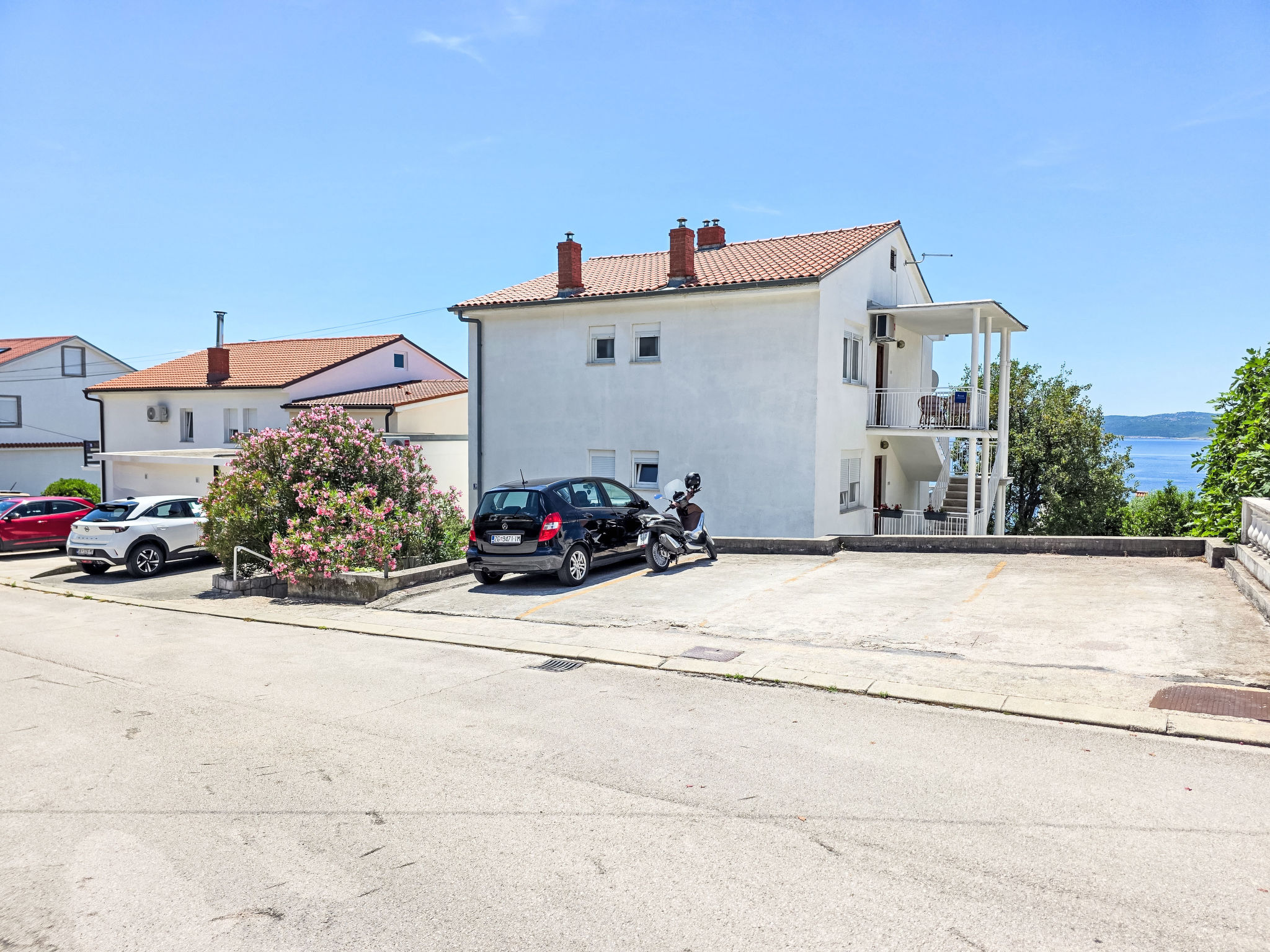 Wohnung in Selce für 6 Personen mit Meerblick - Buiten