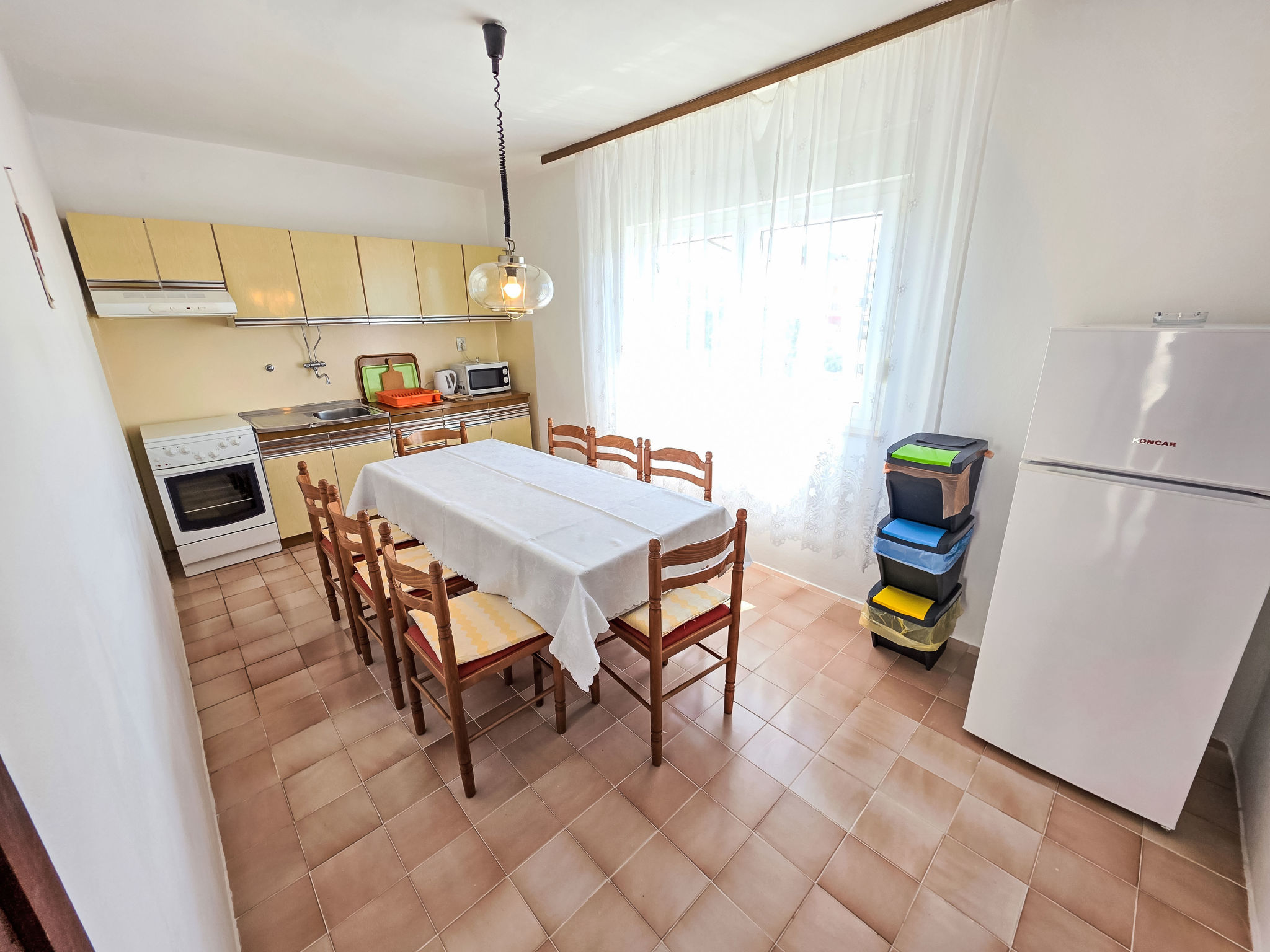 Wohnung in Selce für 6 Personen mit Meerblick - Binnen