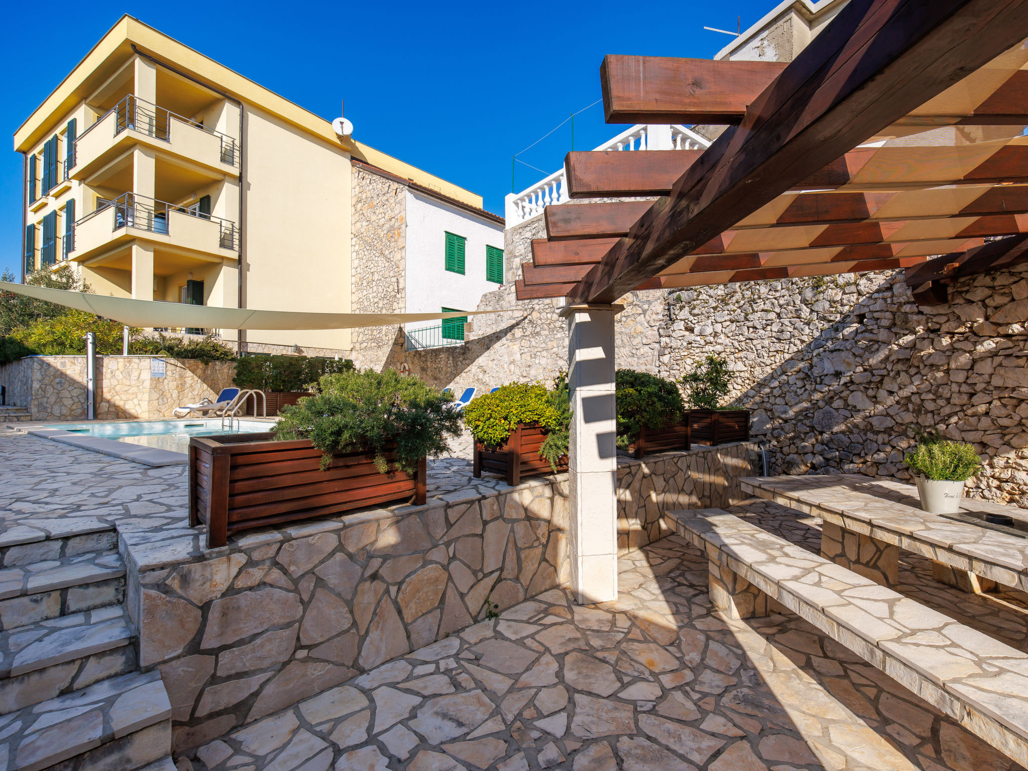 Zonnig appartement aan de Kvarner baai met zwembad, vlakbij zee - foto 24