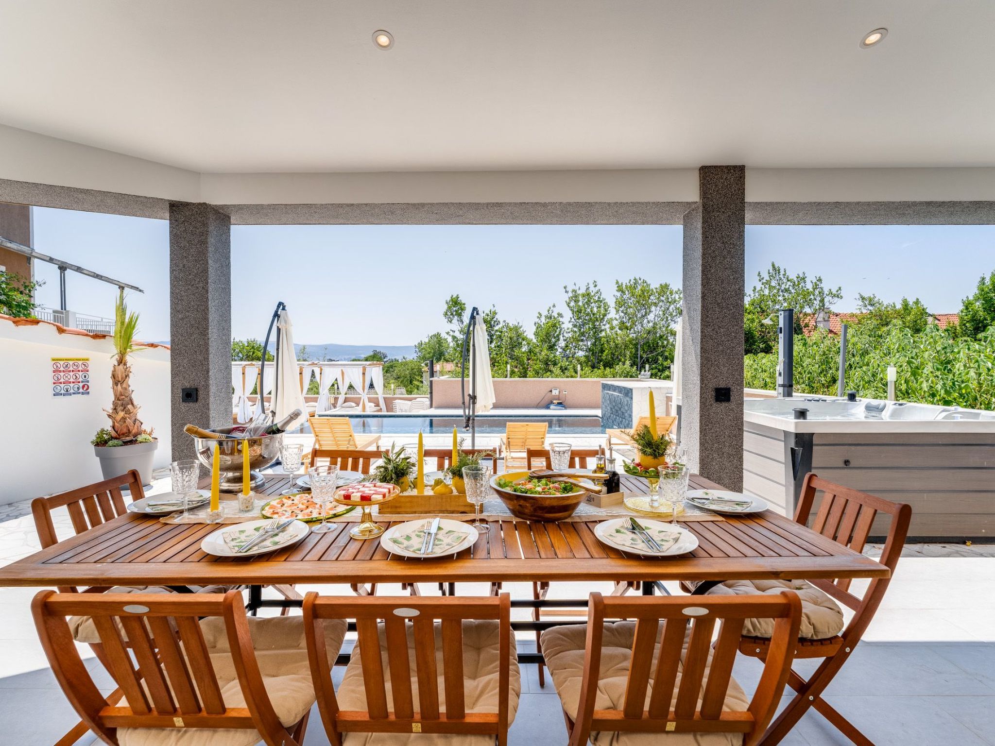 Appartement "Apartman Novi - Pool, Whirpool, Aussicht-Image-tags.info