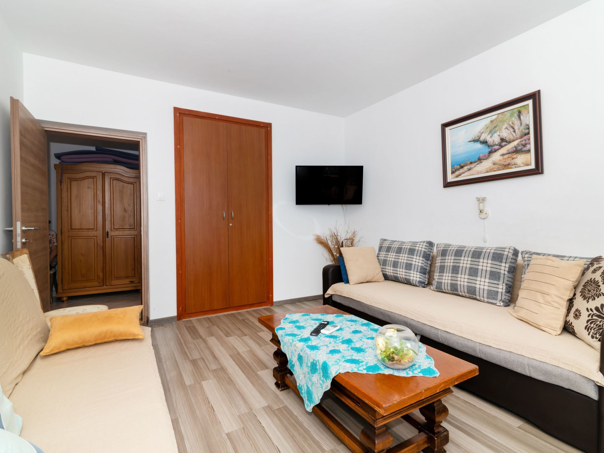 Wohnung für 6 Personen mit Panoramablick aufs Meer-Binnen