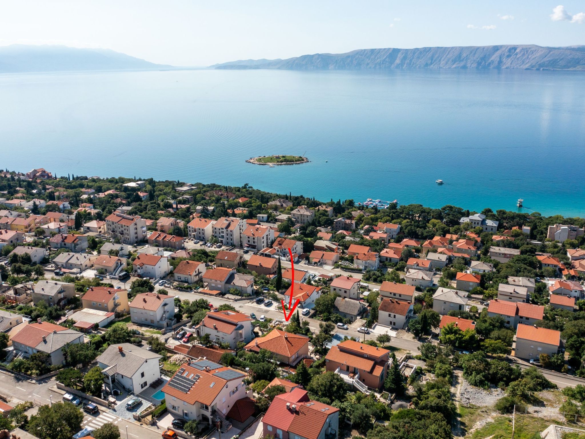 Wohnung für 6 Personen mit Panoramablick aufs Meer-Binnen