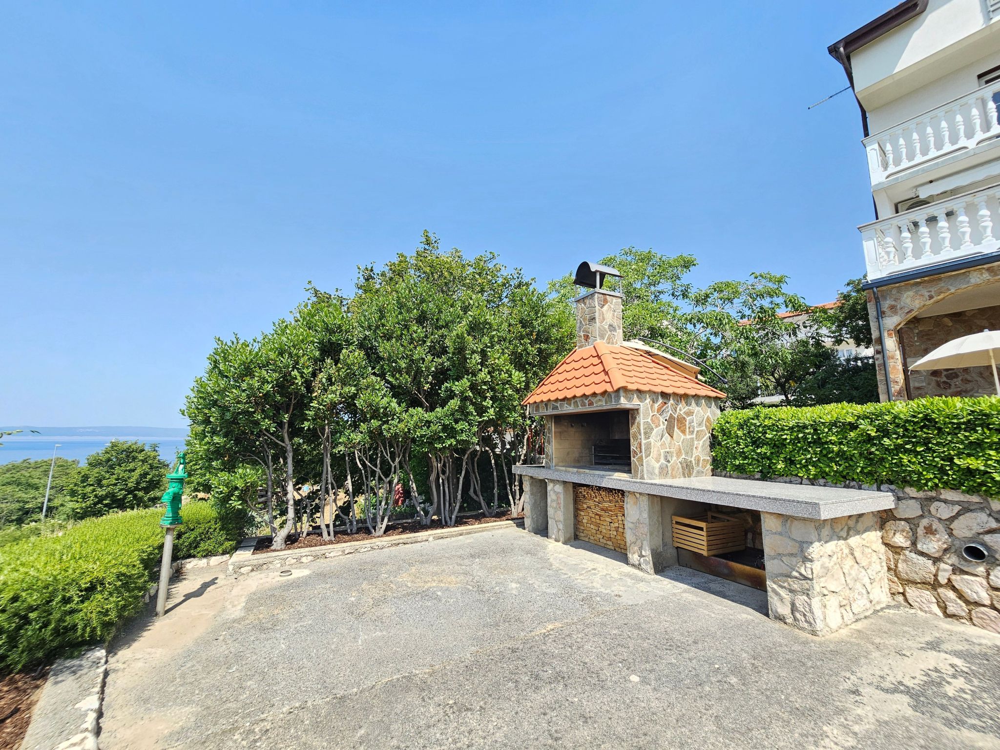 Wohnung mit Meerblick, 150 m vom Strand entfernt-Binnen