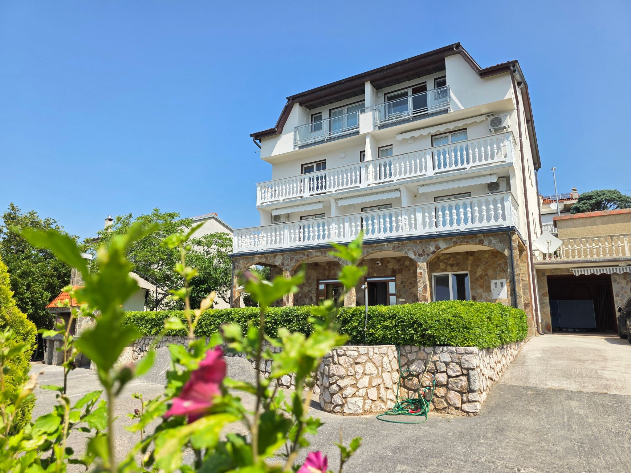 Wohnung mit Meerblick, 150 m vom Strand entfernt-Binnen