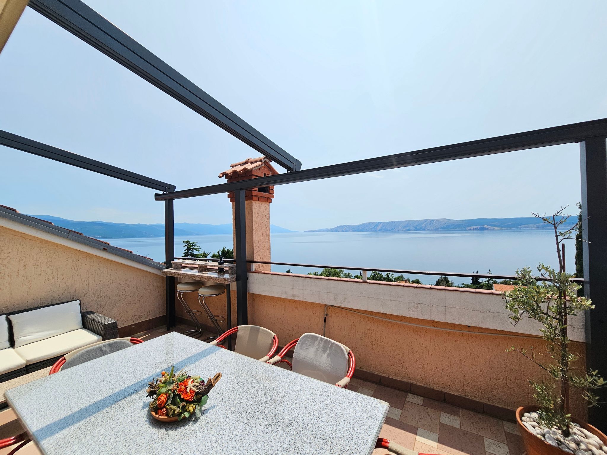 Wohnung mit Meerblick, 200m vom Strand entfernt-Binnen