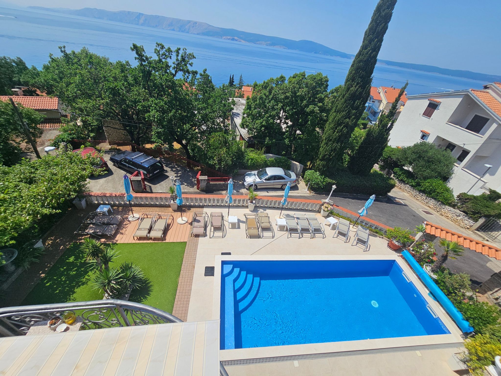 Wohnung mit Meerblick, 200m vom Strand entfernt-Binnen