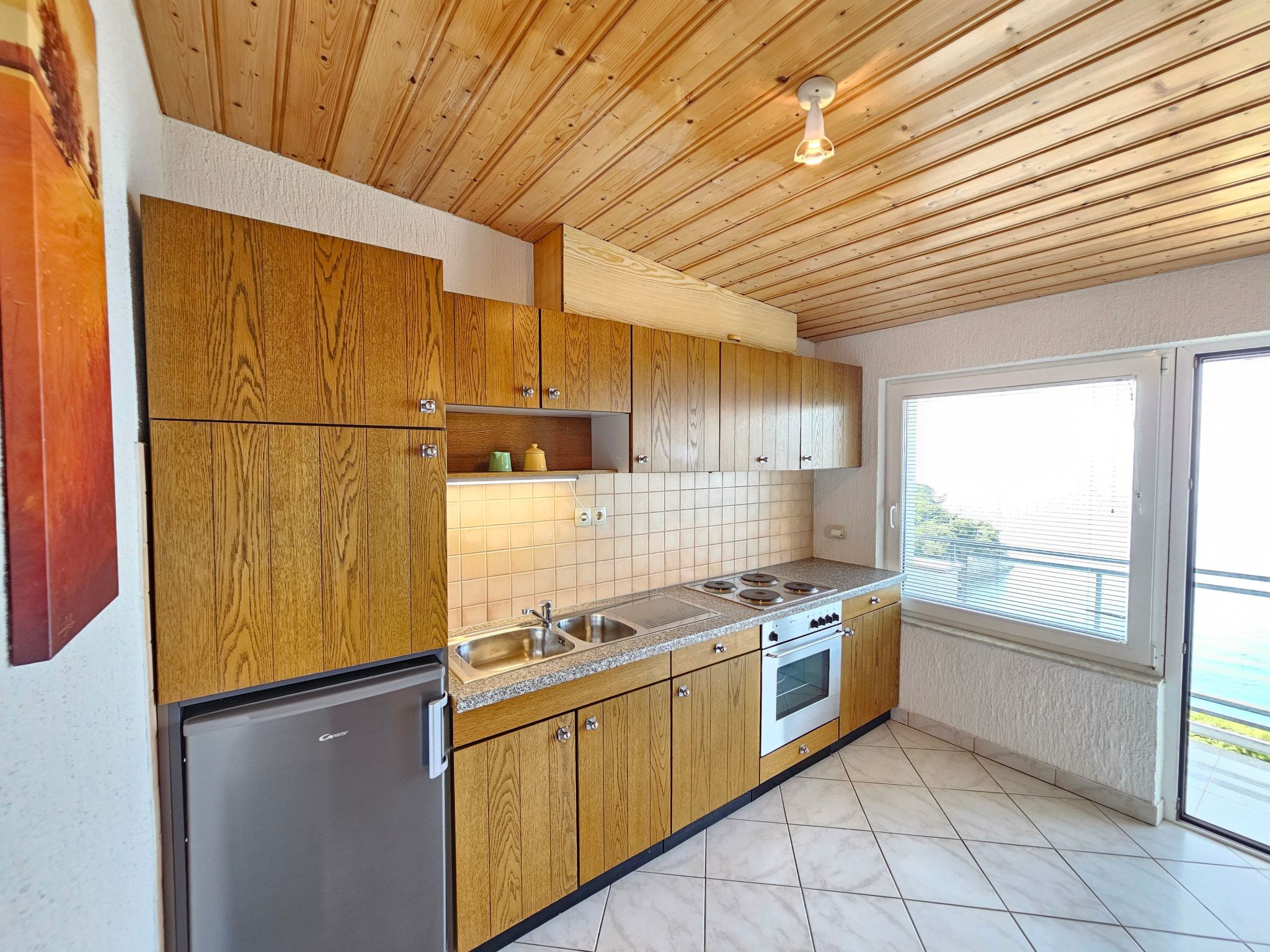 Wohnung für 3 Personen, 150m vom Strand entfernt-Binnen