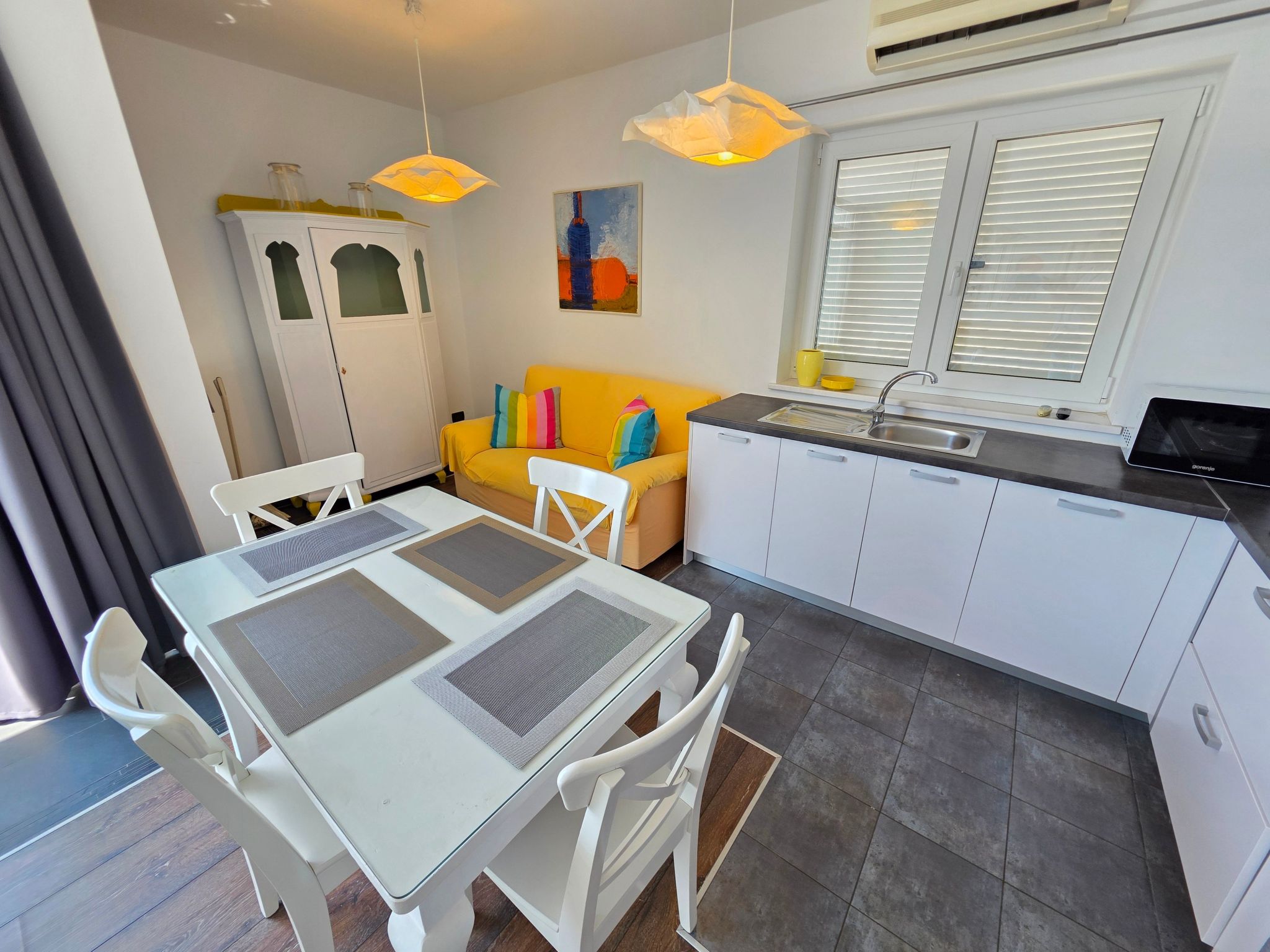 Wohnung für 4 Personen mit Meerblick-Binnen