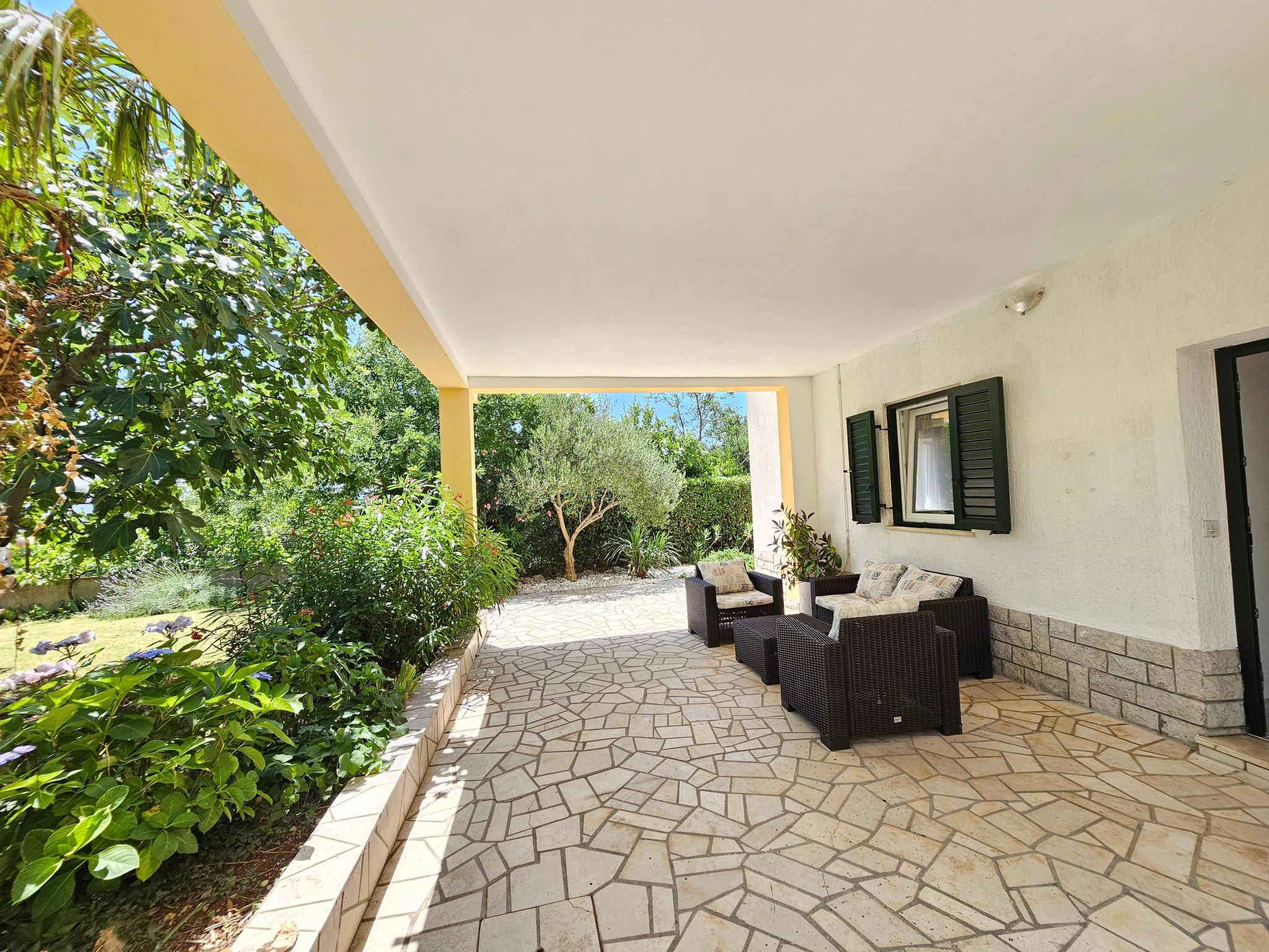 Wohnung für 8 Personen, 150m vom Strand entfernt-Binnen