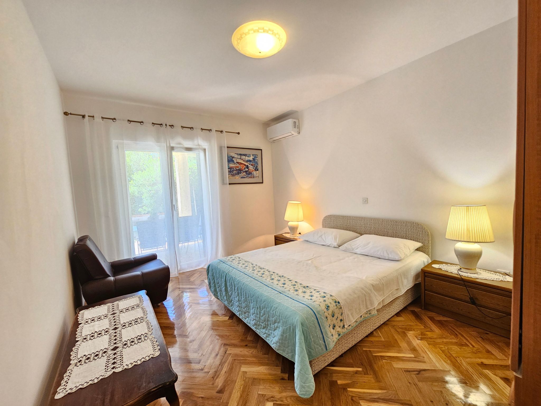 Wohnung für 8 Personen, 150m vom Strand entfernt-Binnen