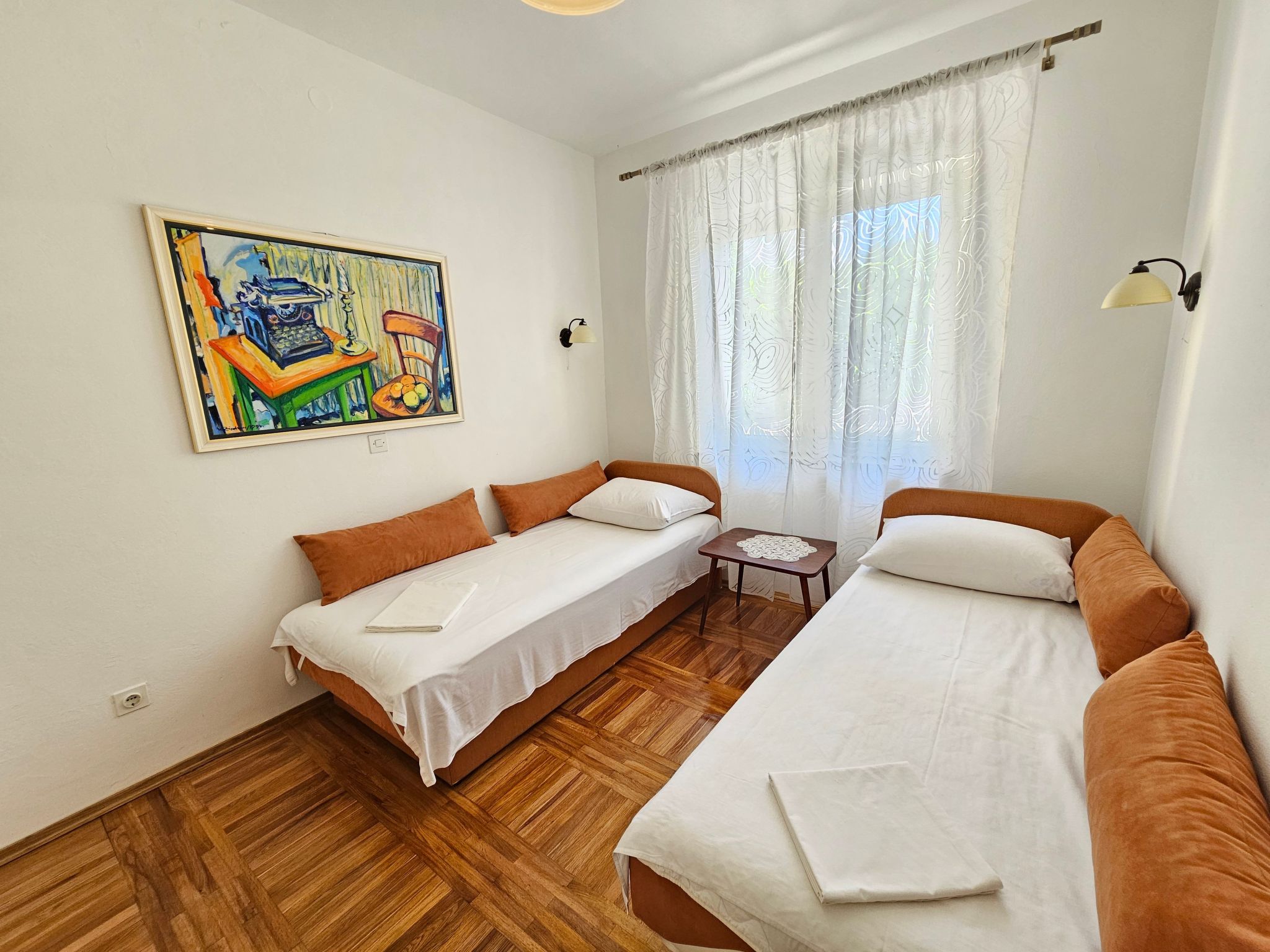 Wohnung für 8 Personen, 150m vom Strand entfernt-Binnen