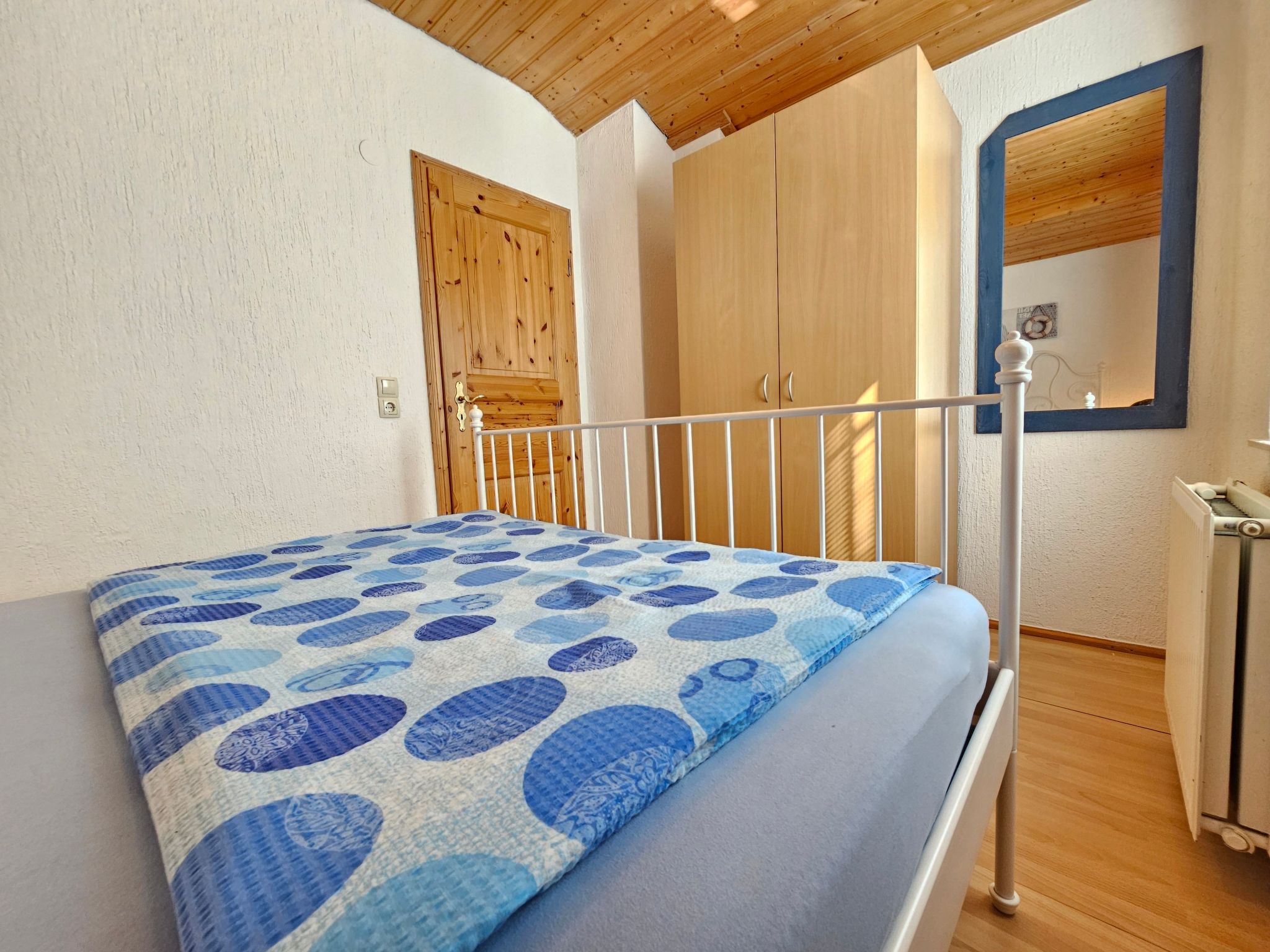 Wohnung mit Balkon, 150 m vom Strand entfernt-Binnen