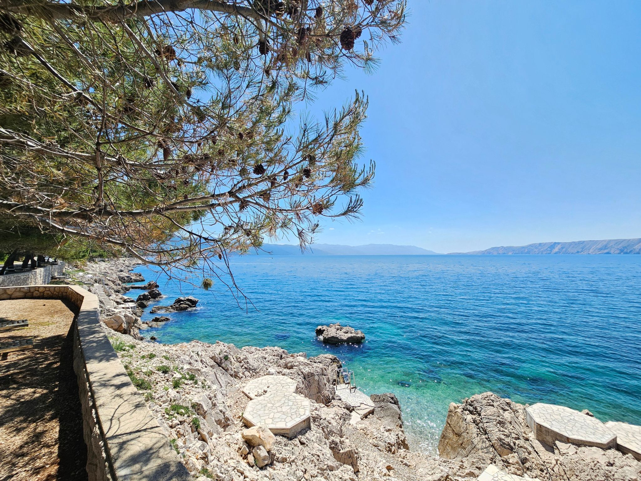 Villa Mediteranea direkt am Meer-Binnen