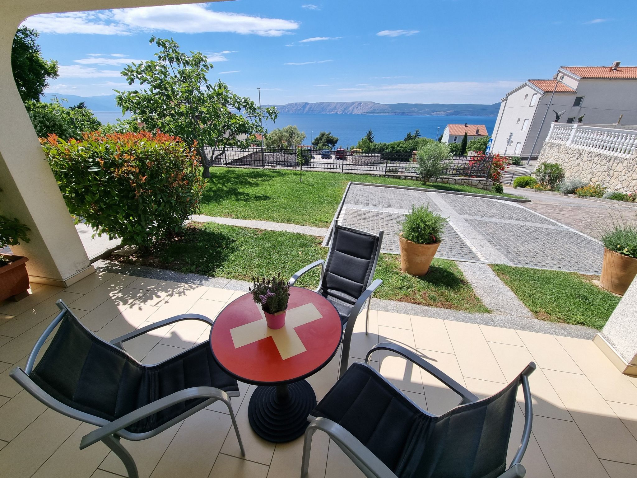 Appartement Studio mit Terrasse-Binnen