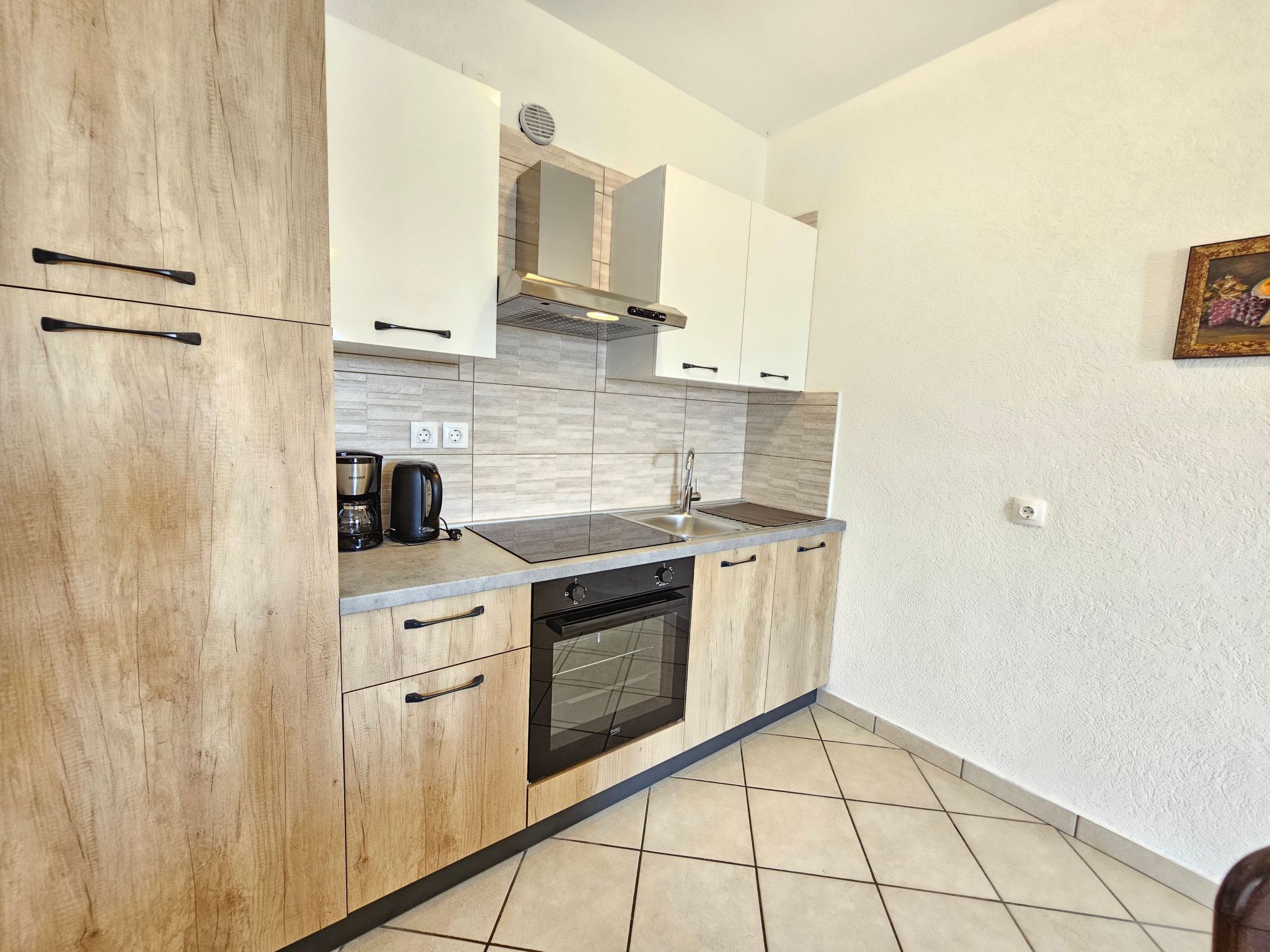 Wohnung für 3 Personen mit Terrasse-Drinnen