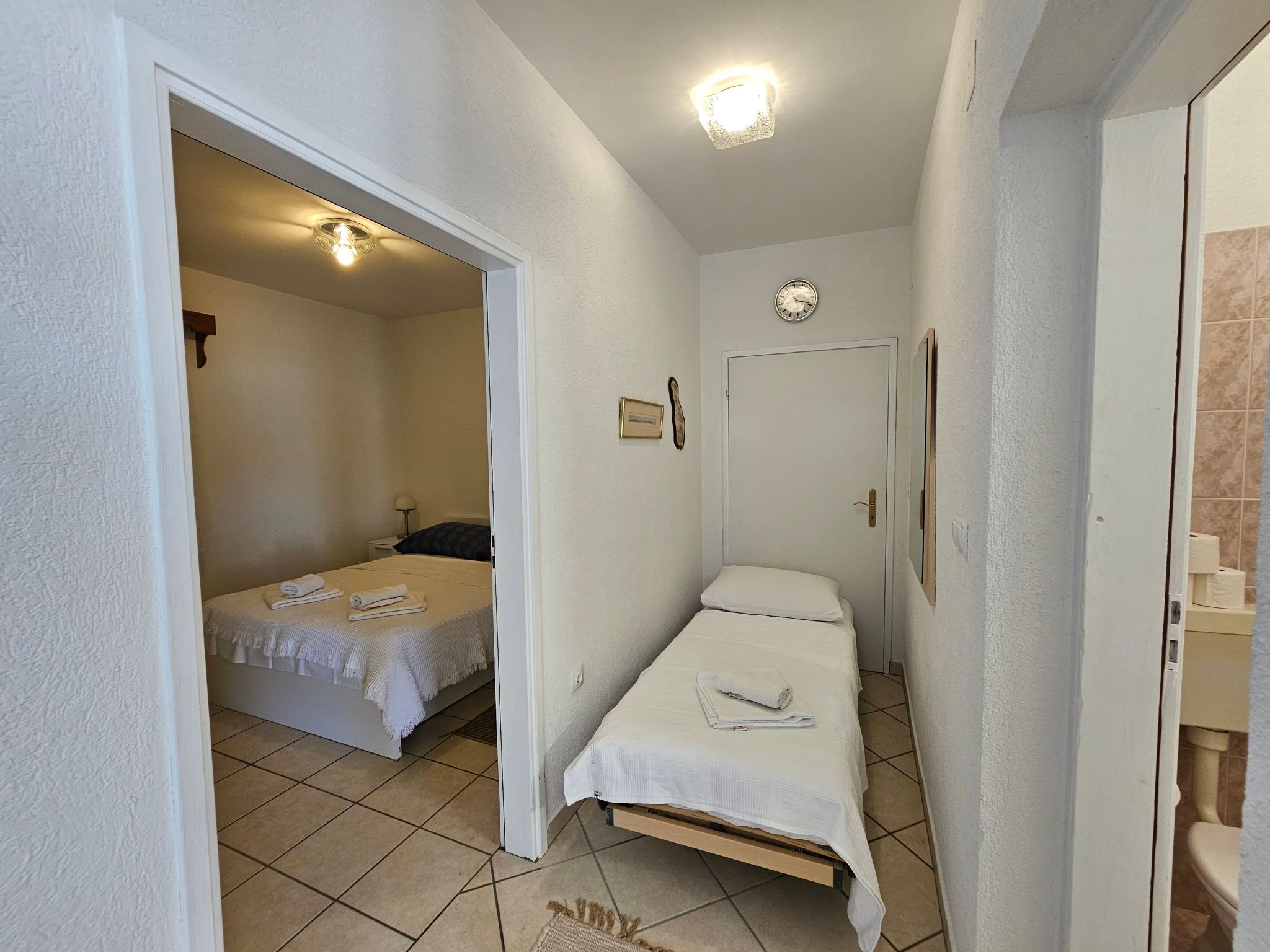 Wohnung für 3 Personen mit Terrasse-Drinnen