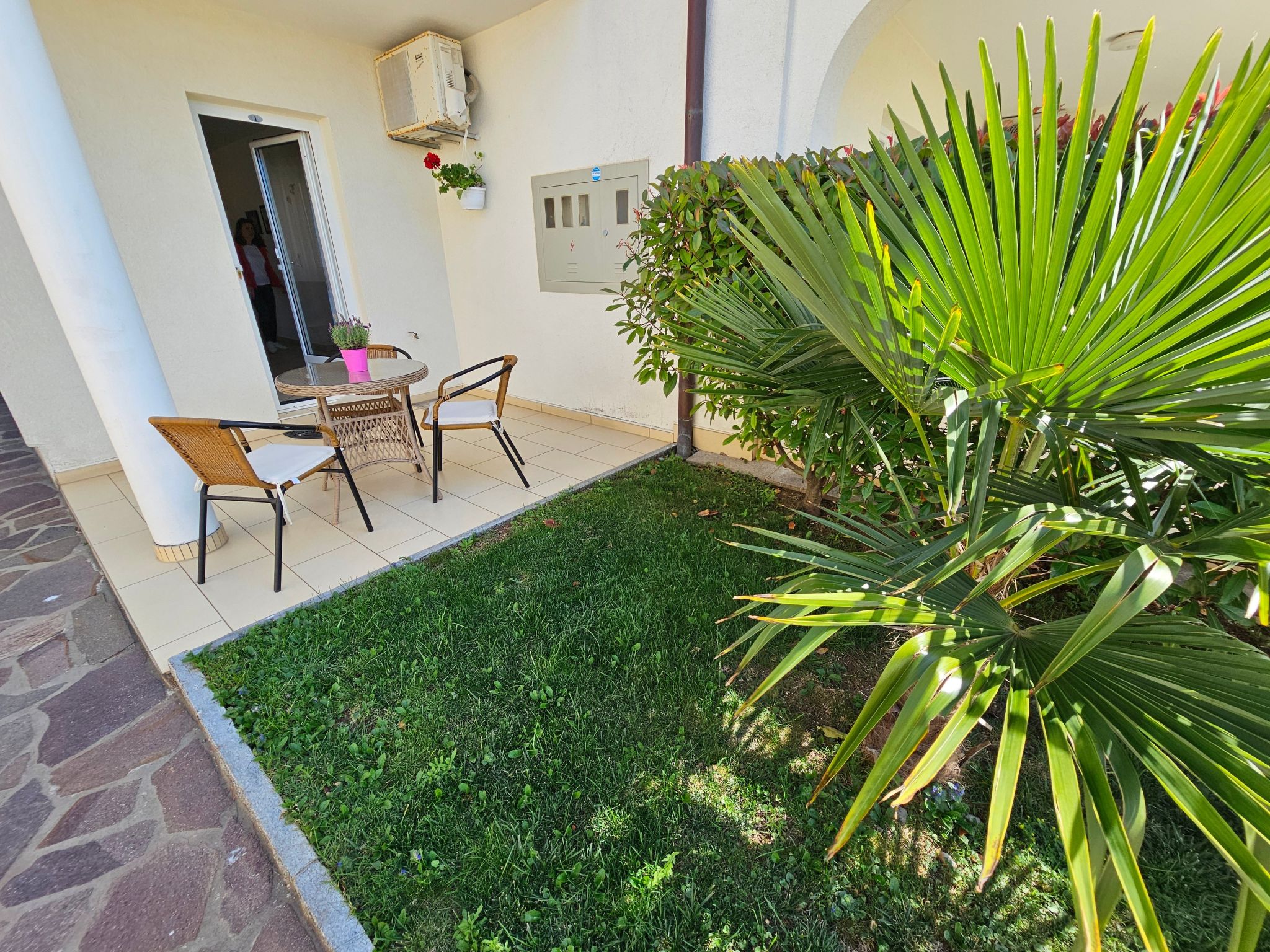 Wohnung für 3 Personen mit Terrasse-Drinnen