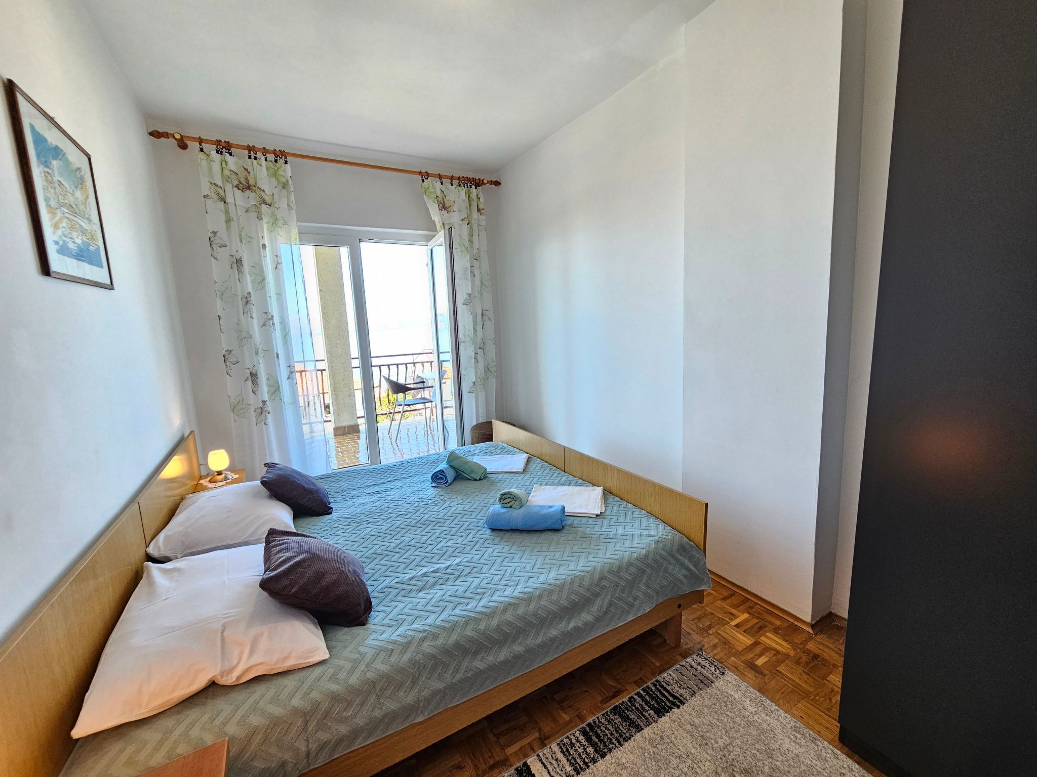 Wohnung für 7 Personen mit Terrasse und Meerblick-Binnen