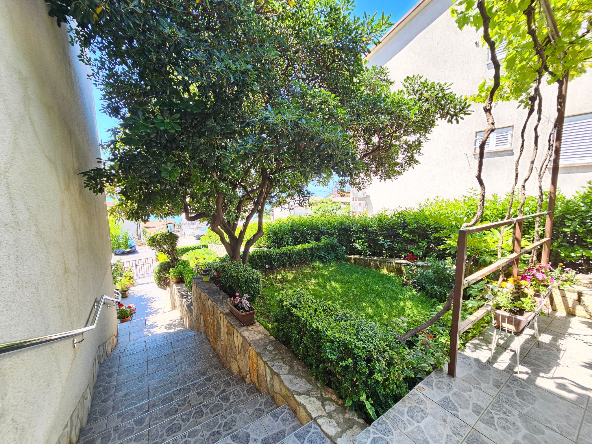 Wohnung für 7 Personen mit Terrasse und Meerblick-Binnen