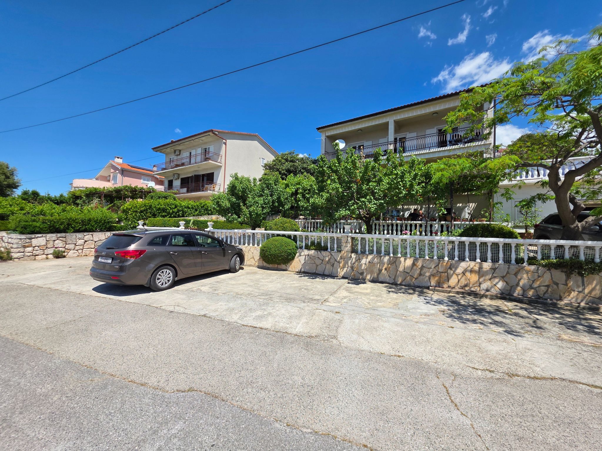 Wohnung für 7 Personen mit Terrasse und Meerblick-Binnen