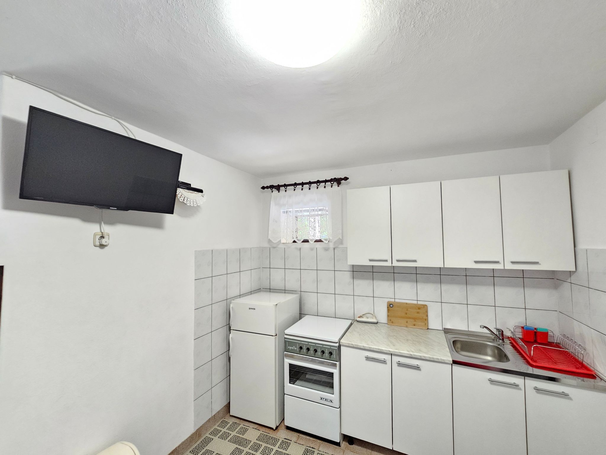Appartement für 2-3 Personen mit Terrasse-Dedans