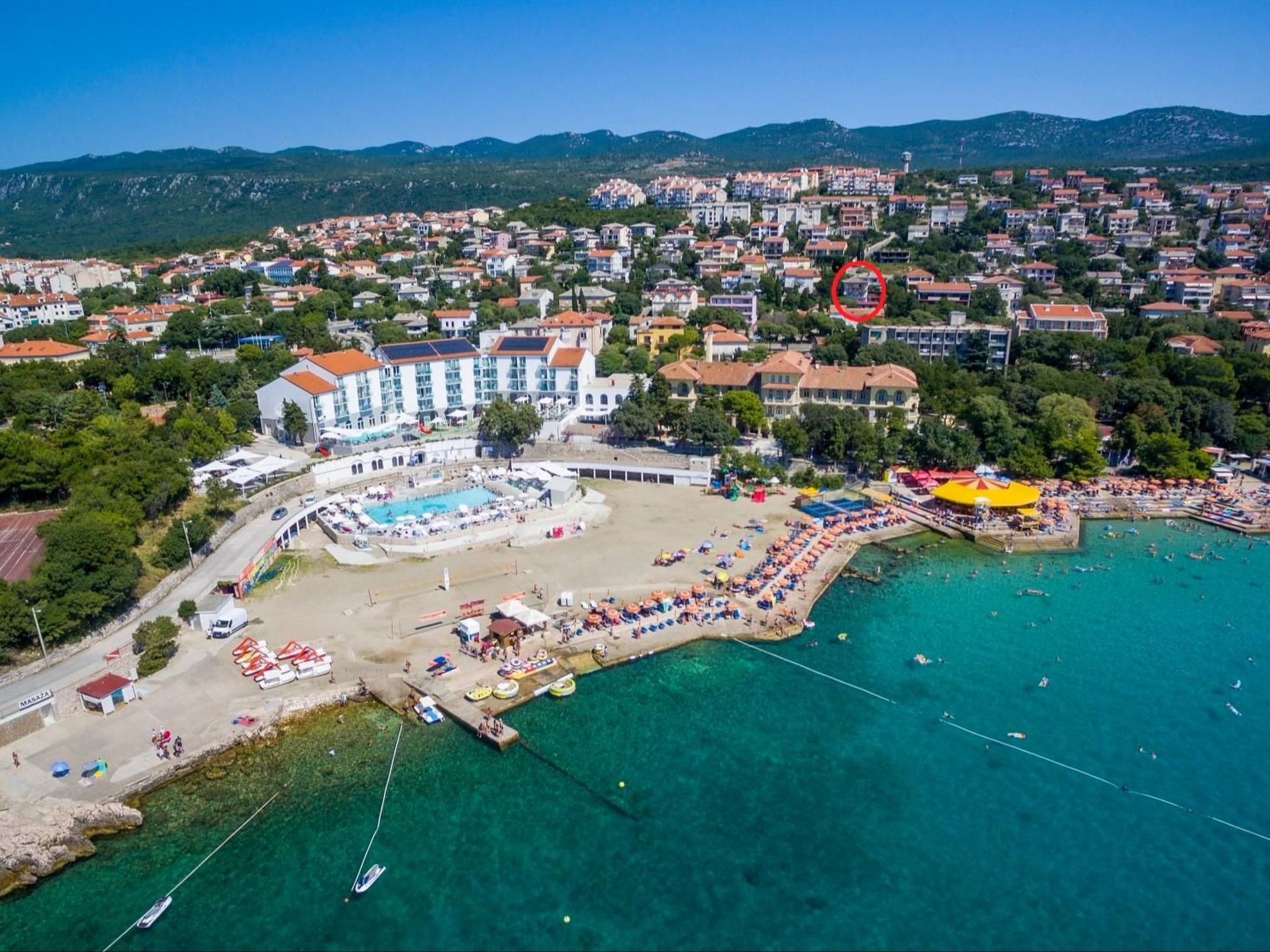 Wohnung für 4 Pers. mit Balkon, tolle Lage-Binnen