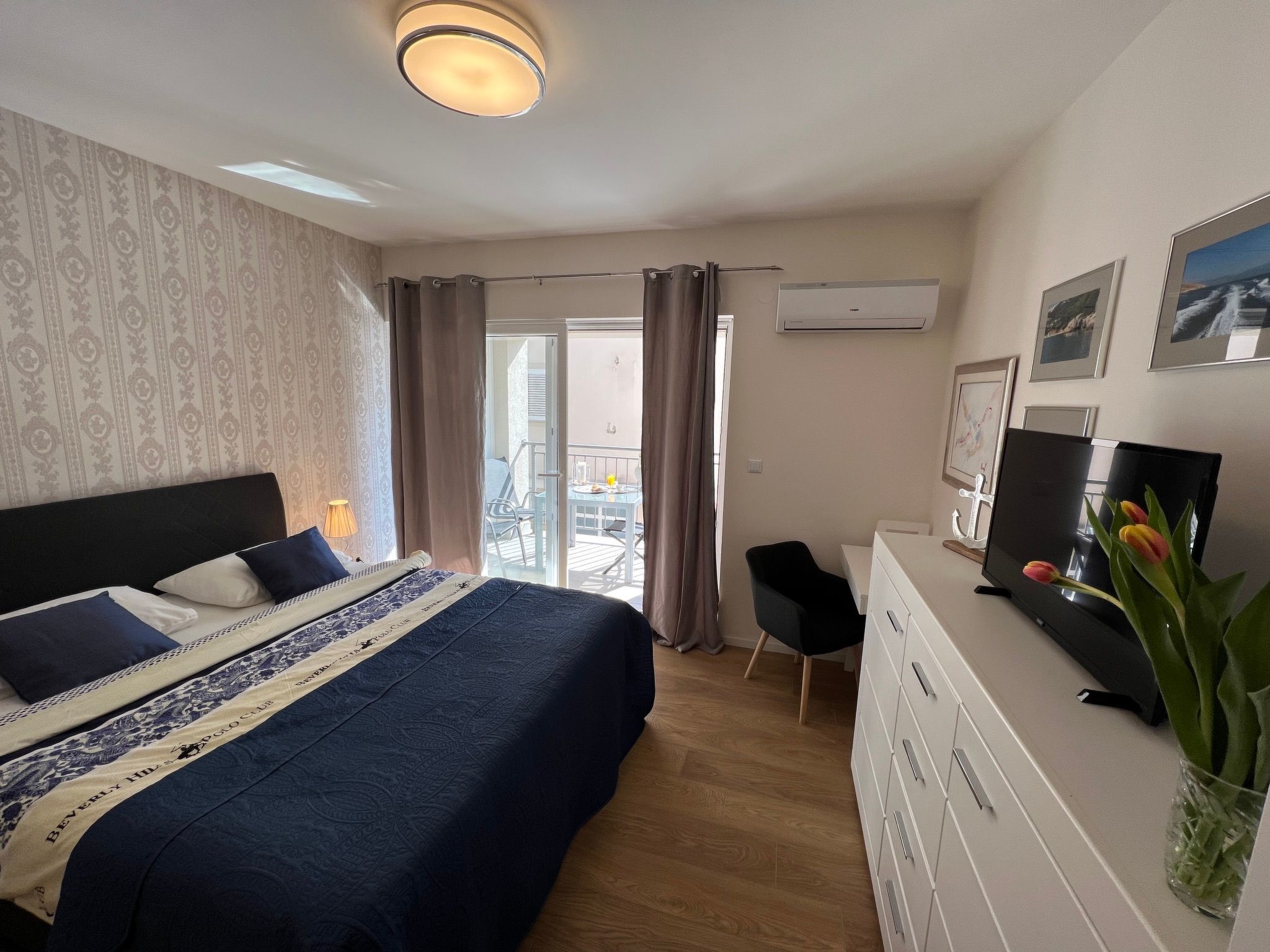 Studio-Wohnung am Meer Marina Mel-Drinnen