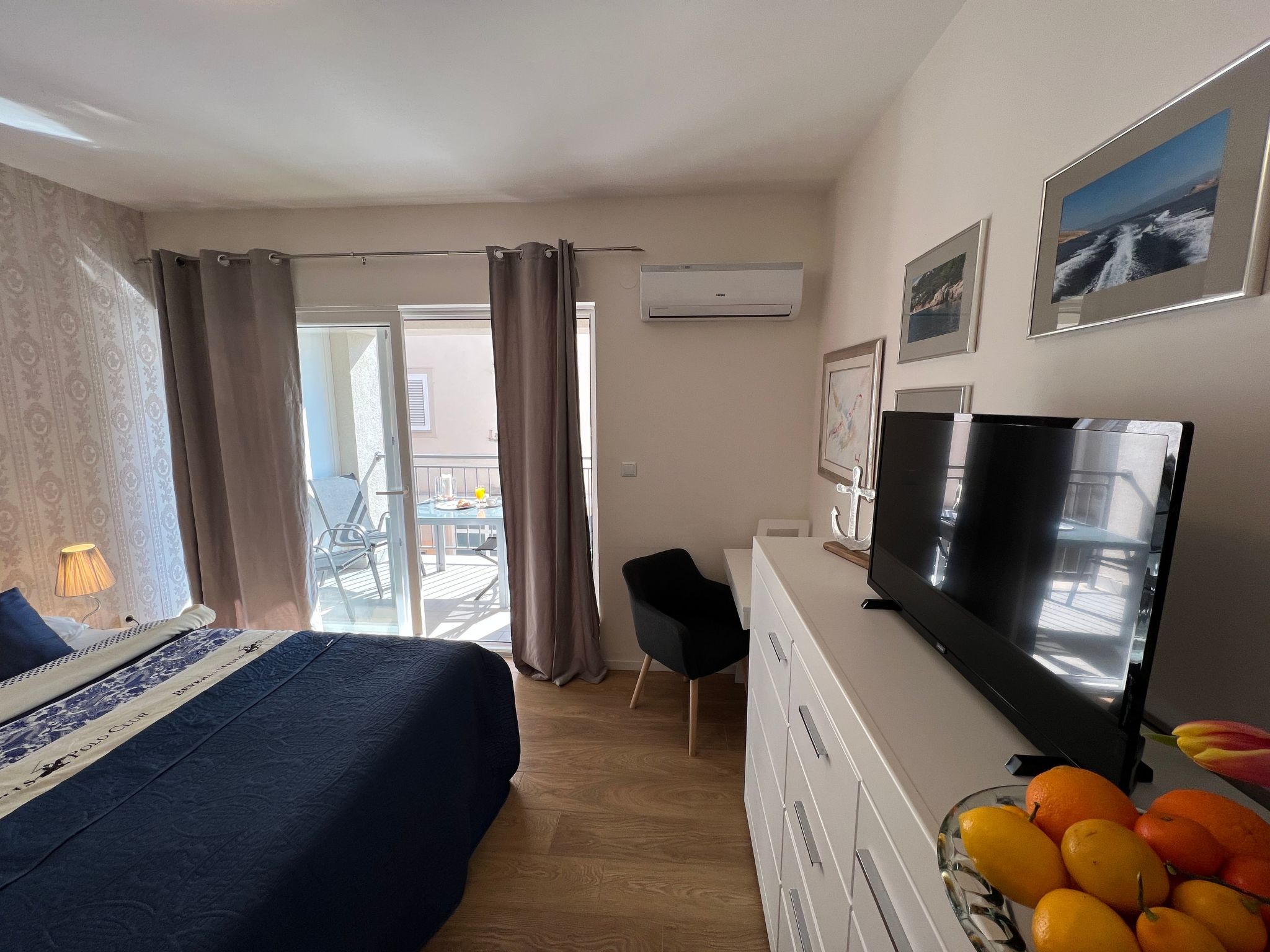 Studio-Wohnung am Meer Marina Mel-Drinnen