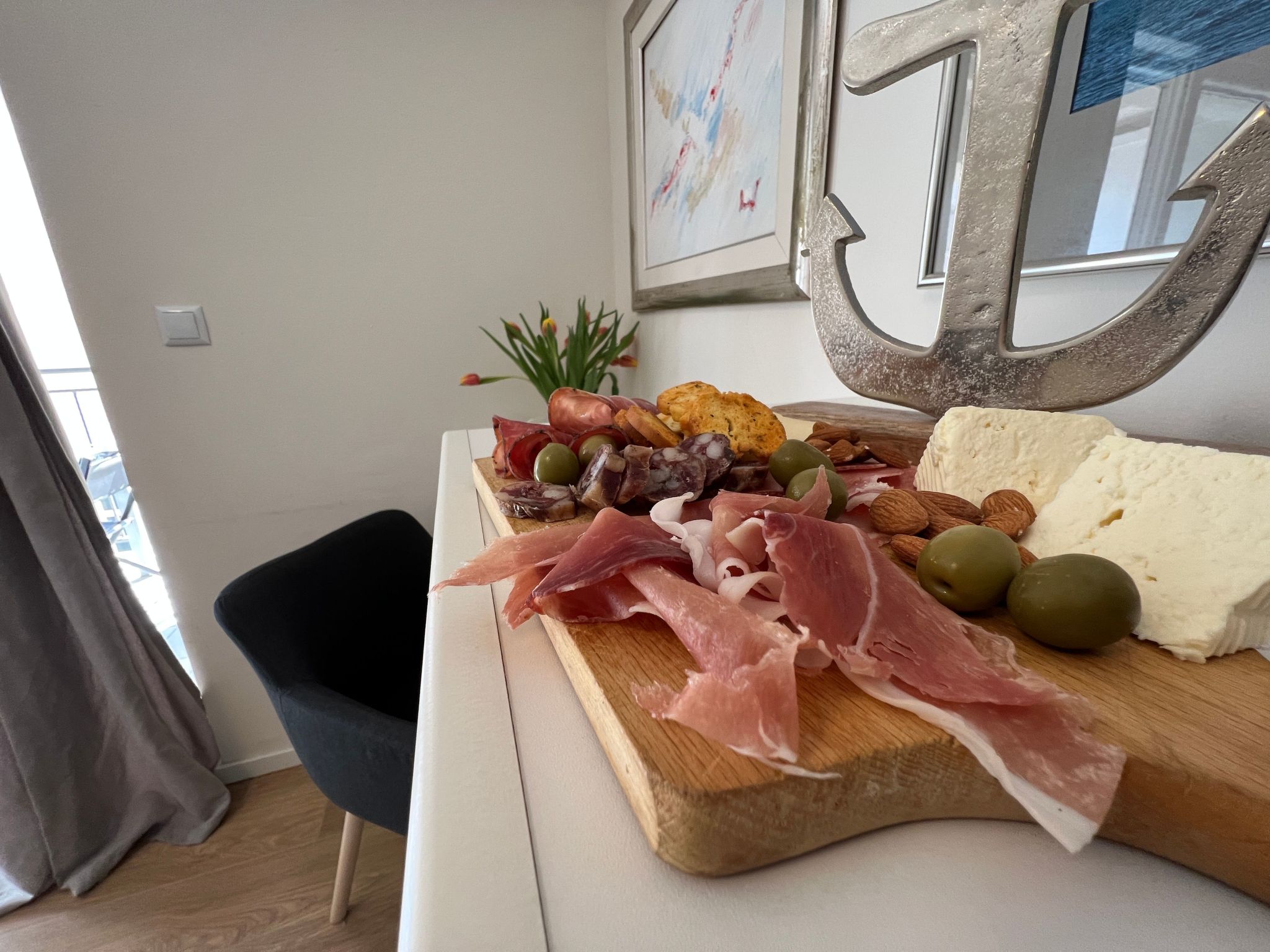 Studio-Wohnung am Meer Marina Mel-Drinnen