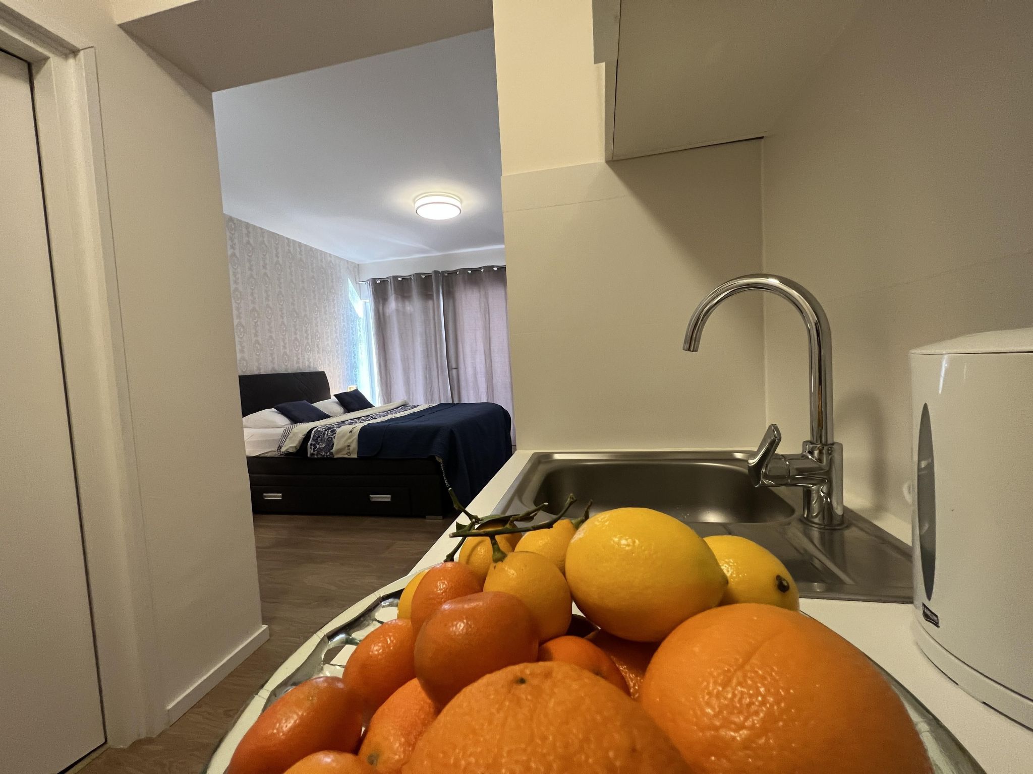 Studio-Wohnung am Meer Marina Mel-Drinnen