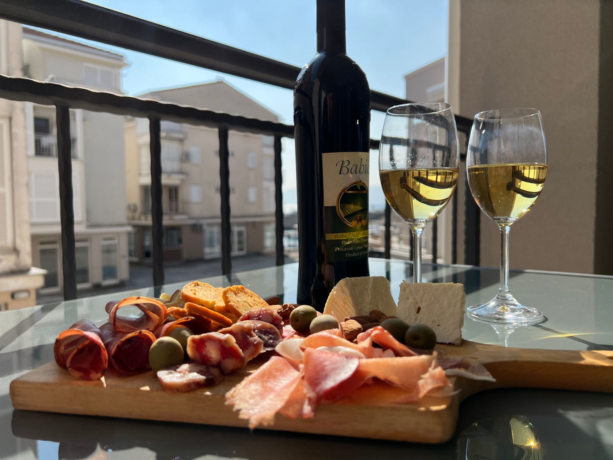 Studio-Wohnung am Meer Marina Mel-Draußen