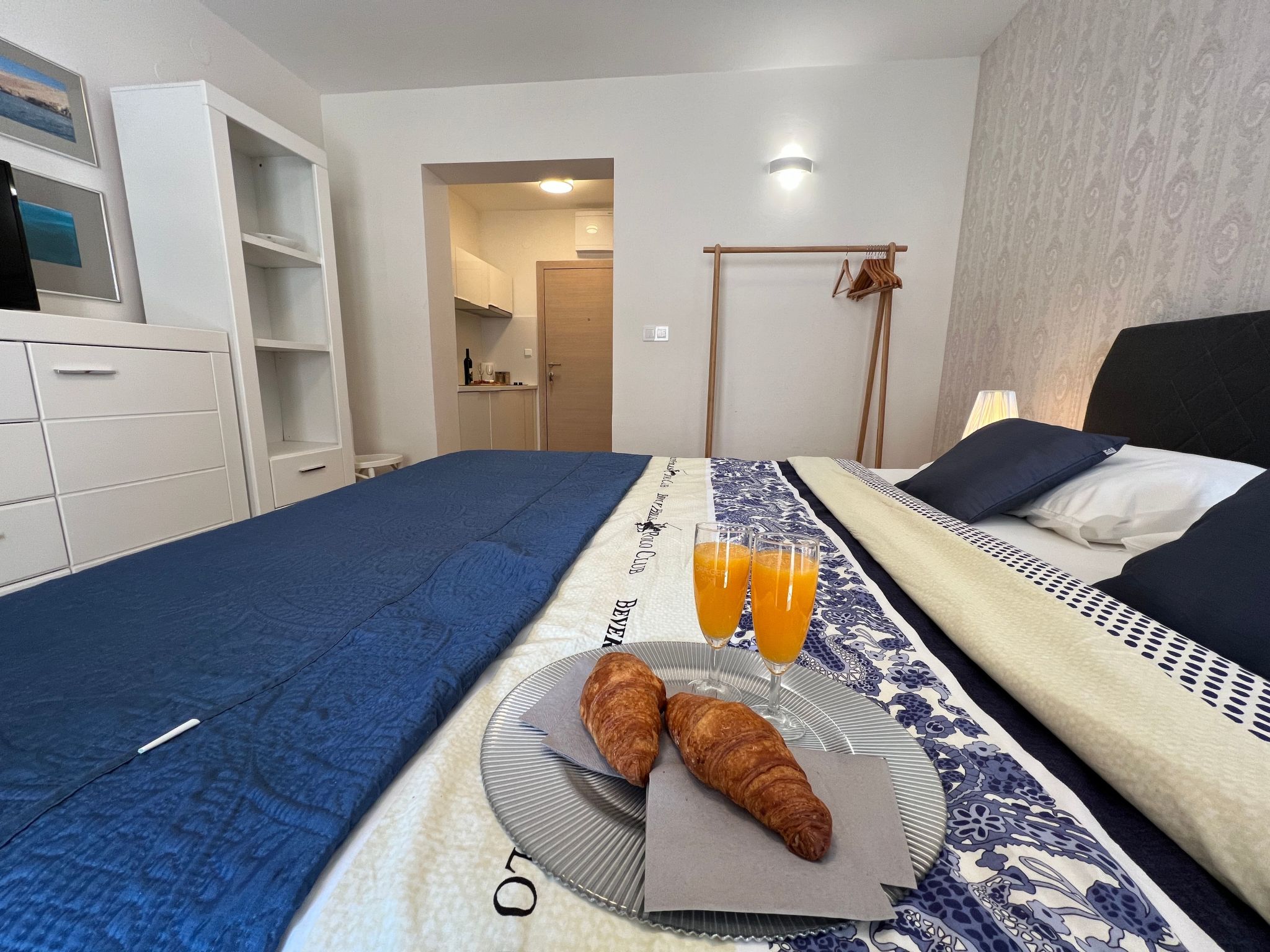 Studio-Wohnung am Meer Marina Mel-Drinnen