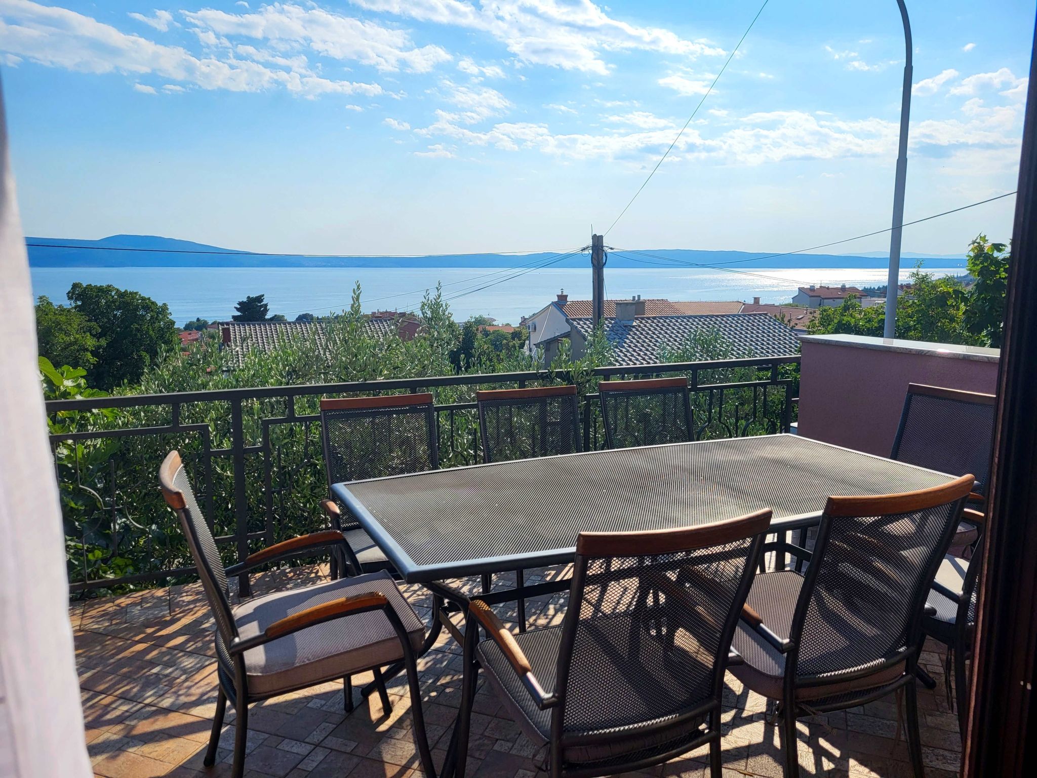 Meerblick-Wohneinheit  8 Personen am Zentrumsrand