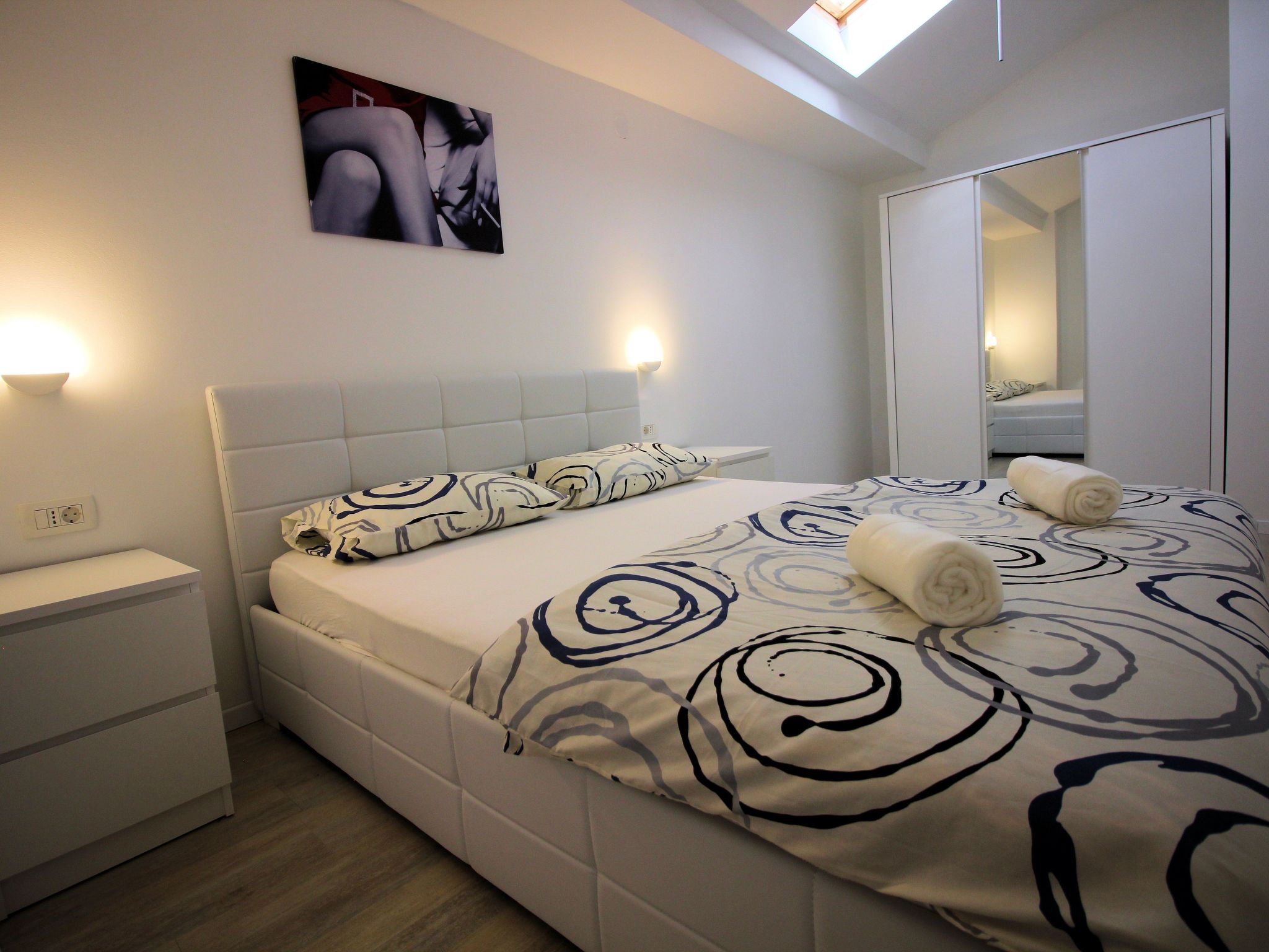 "Evelin" direkt am Strand-Drinnen