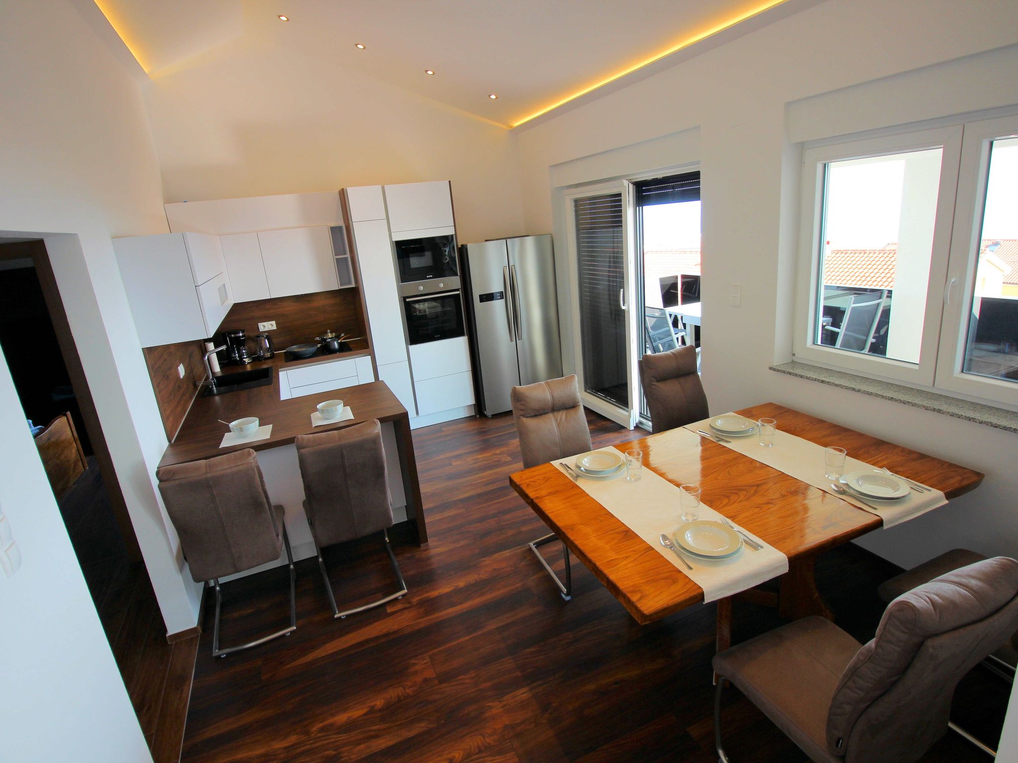 Wohnung "Buba 5" mit Terrasse-Drinnen