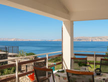 Volga: Knusse duplex bij zee in Senj, 400m van strand - thumbnail 6