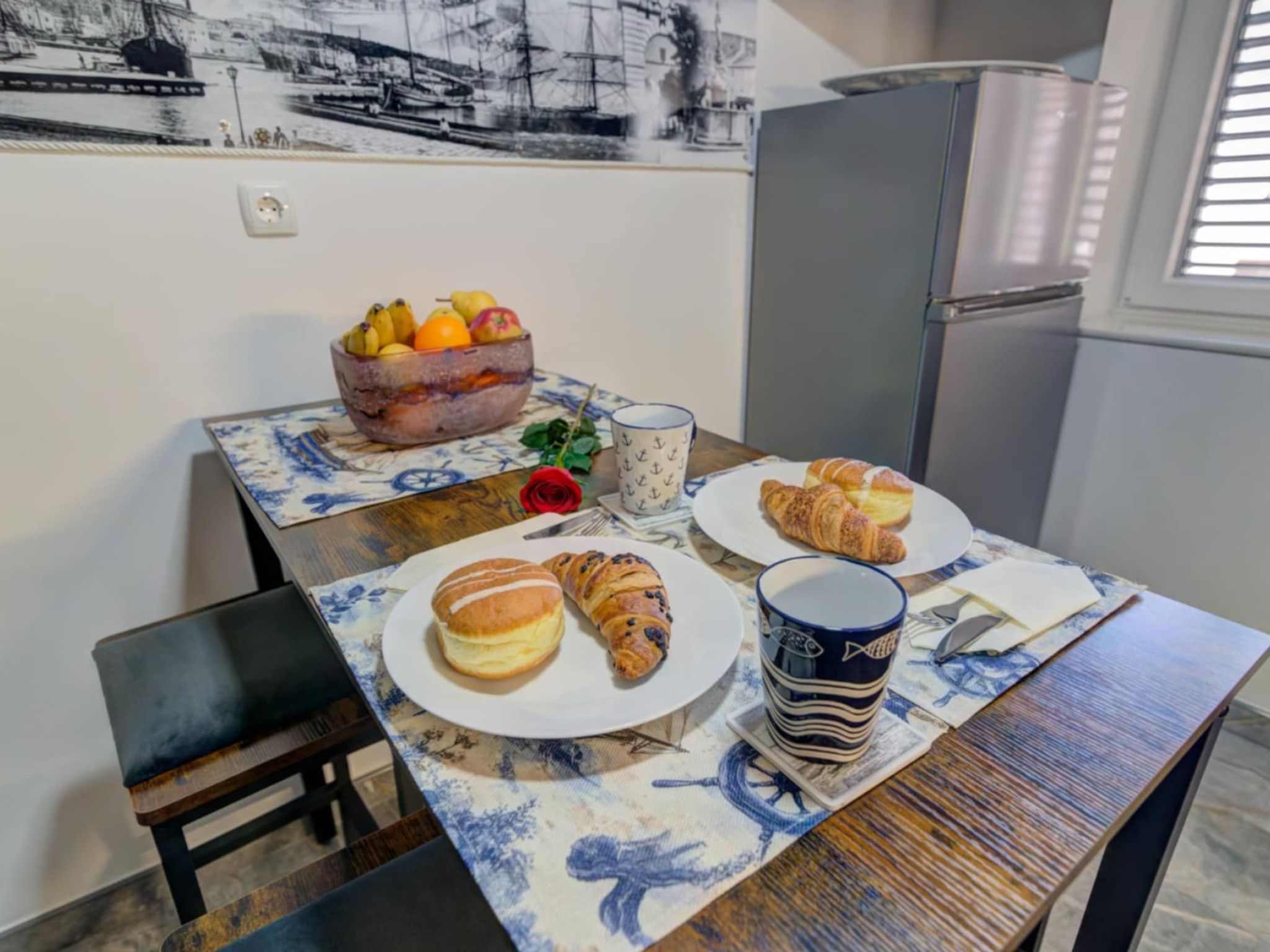 Apartment "Schiffsruder" mit Blick auf die Innenstadt-Dedans