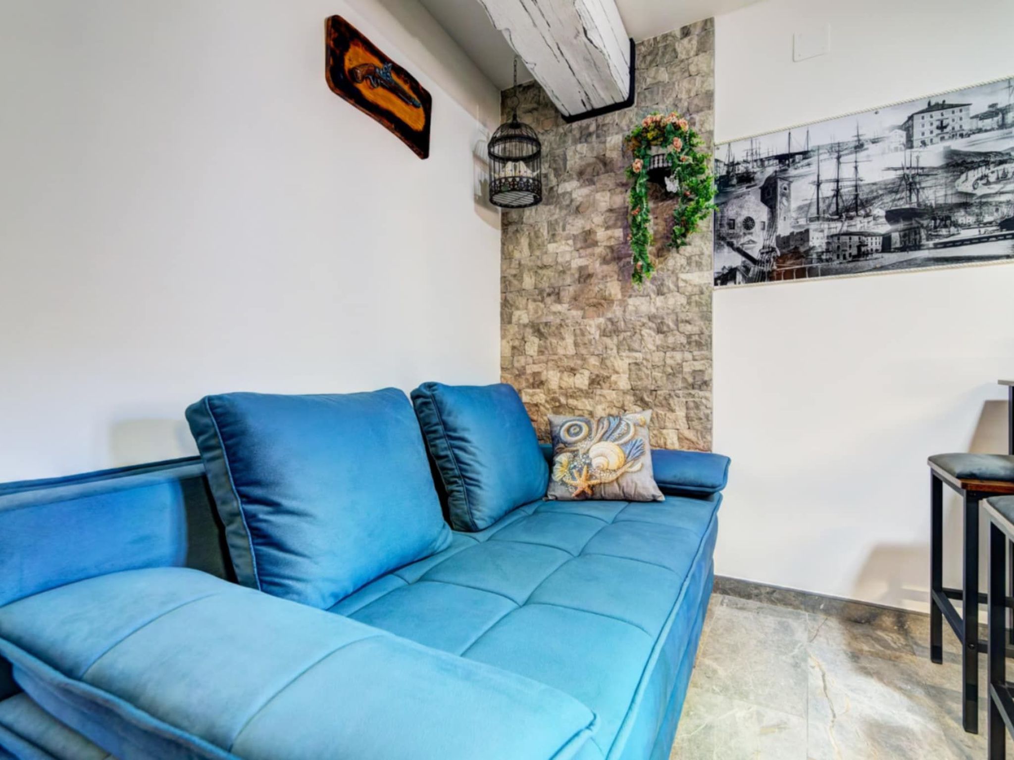 Apartment "Schiffsruder" mit Blick auf die Innenstadt-Dedans