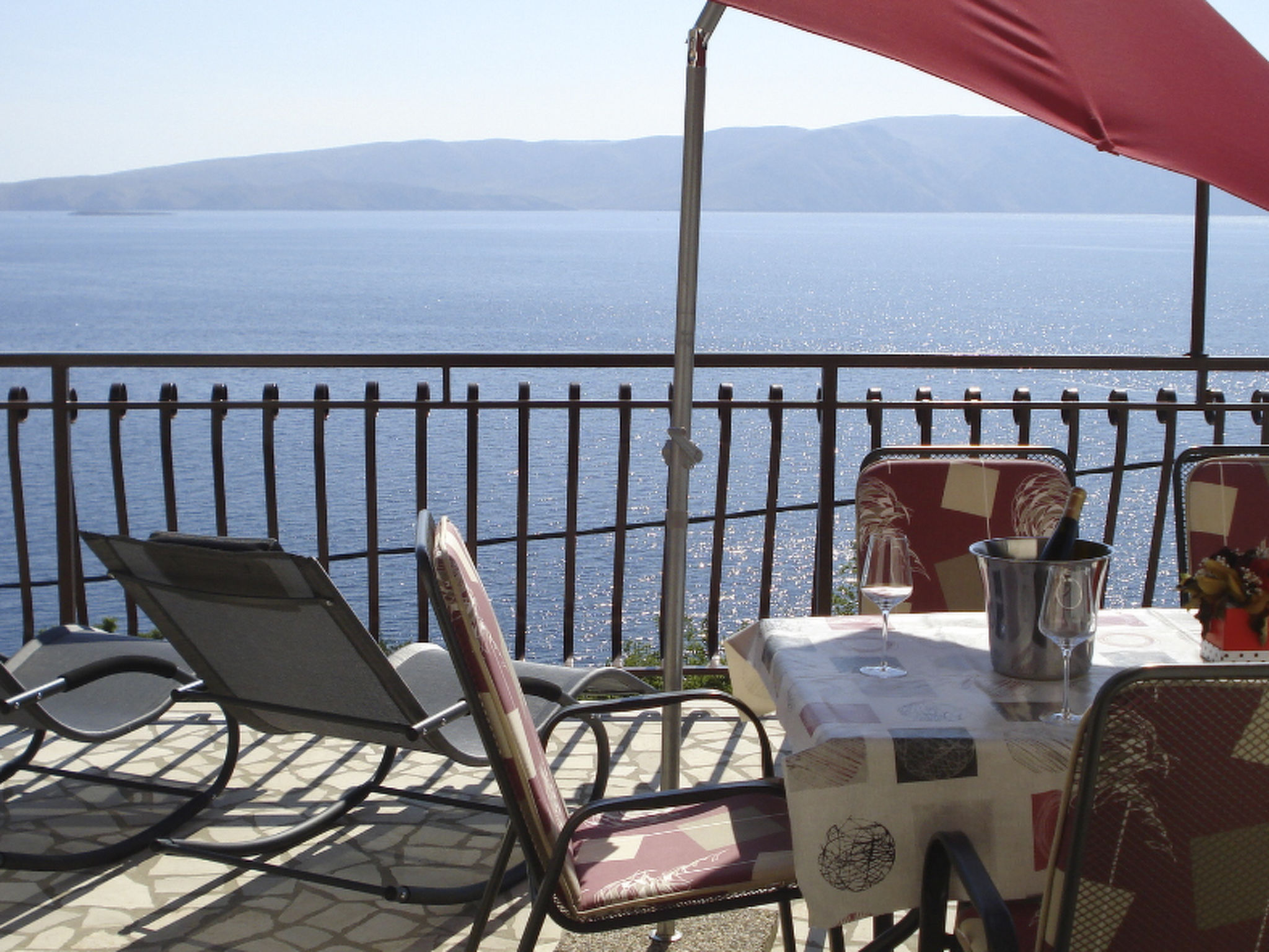 Gesamte Wohnung mit Terrasse und Meerblick-Binnen