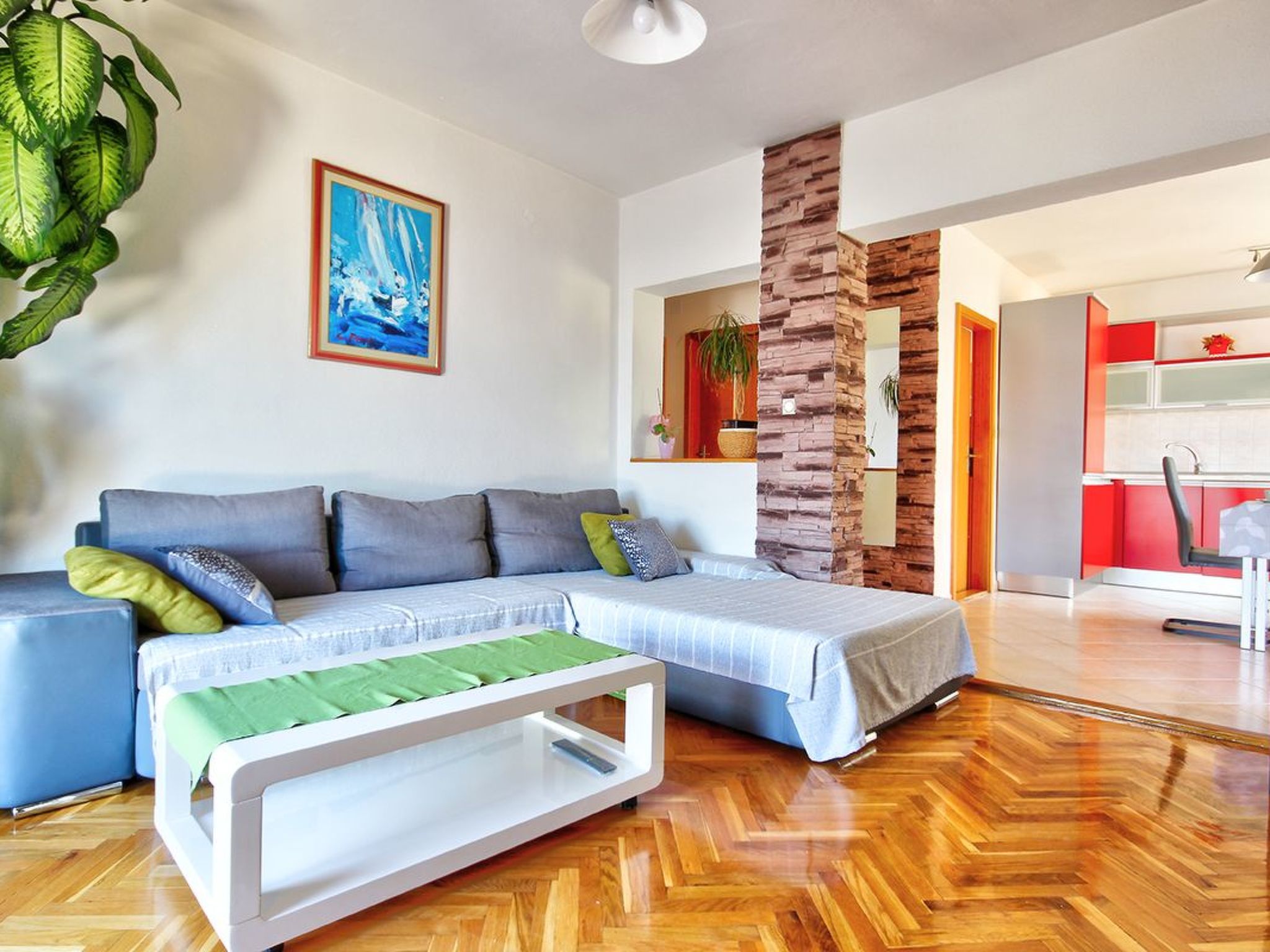 Gesamte Wohnung mit Terrasse und Meerblick-Binnen