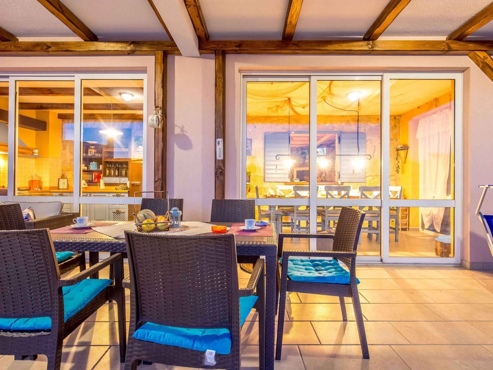 Meerblick Ferienvilla Haus Lucija mit Pool