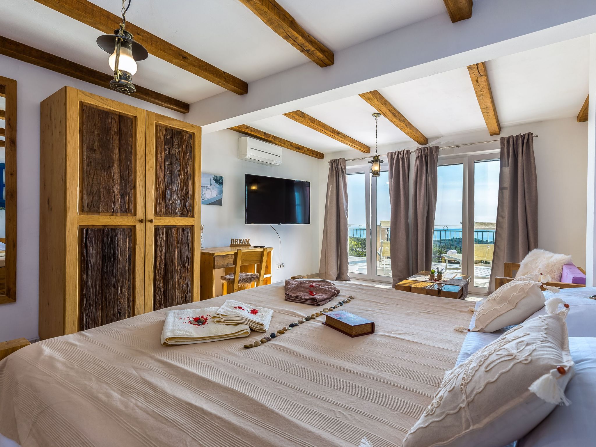 Meerblick Ferienvilla Haus Lucija mit Pool - Image-tags.info