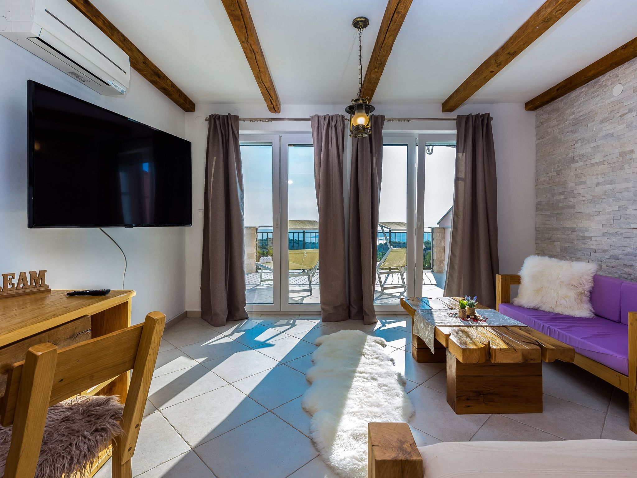 Meerblick Ferienvilla Haus Lucija mit Pool - Image-tags.info