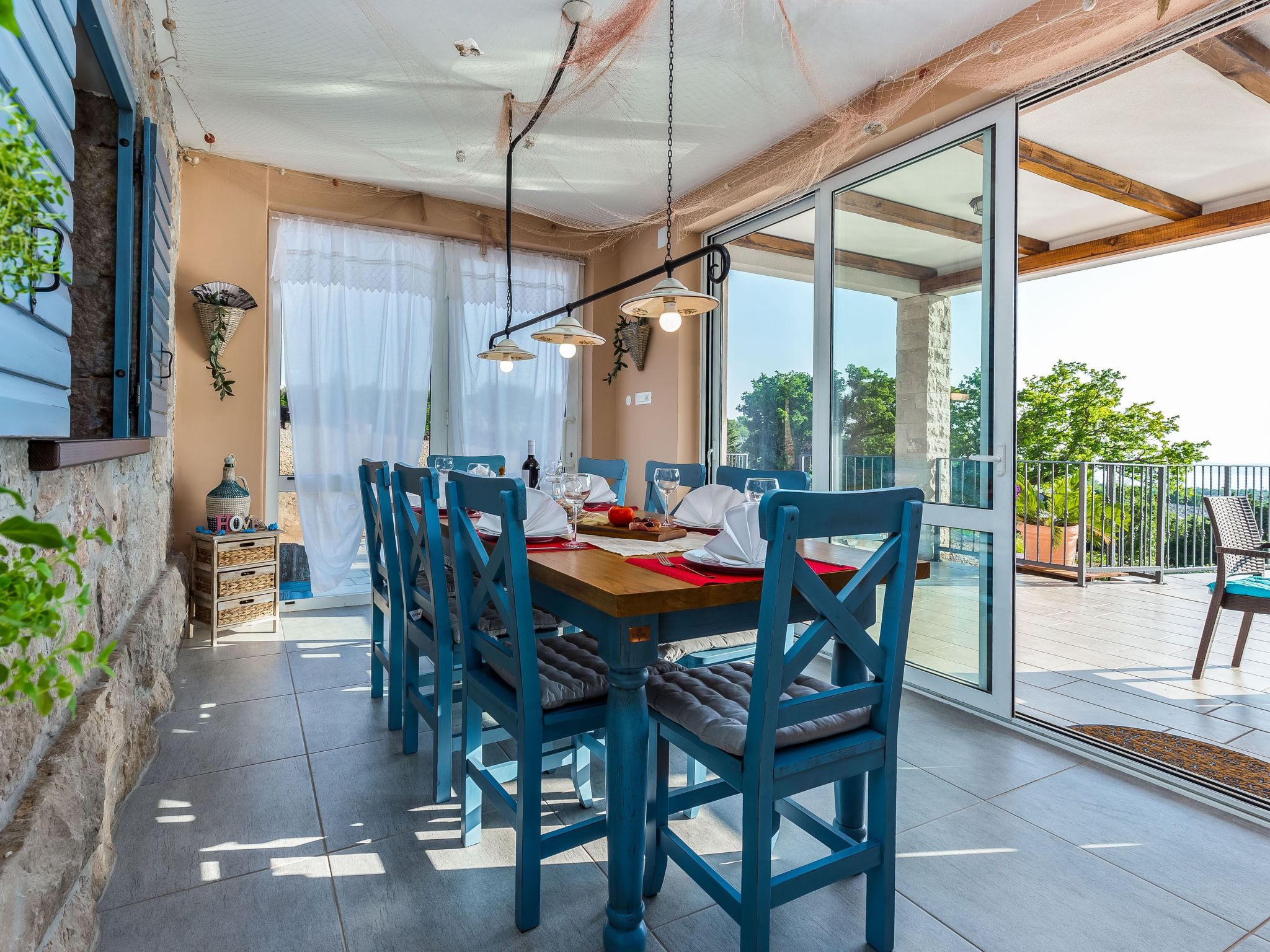 Meerblick Ferienvilla Haus Lucija mit Pool - Image-tags.info