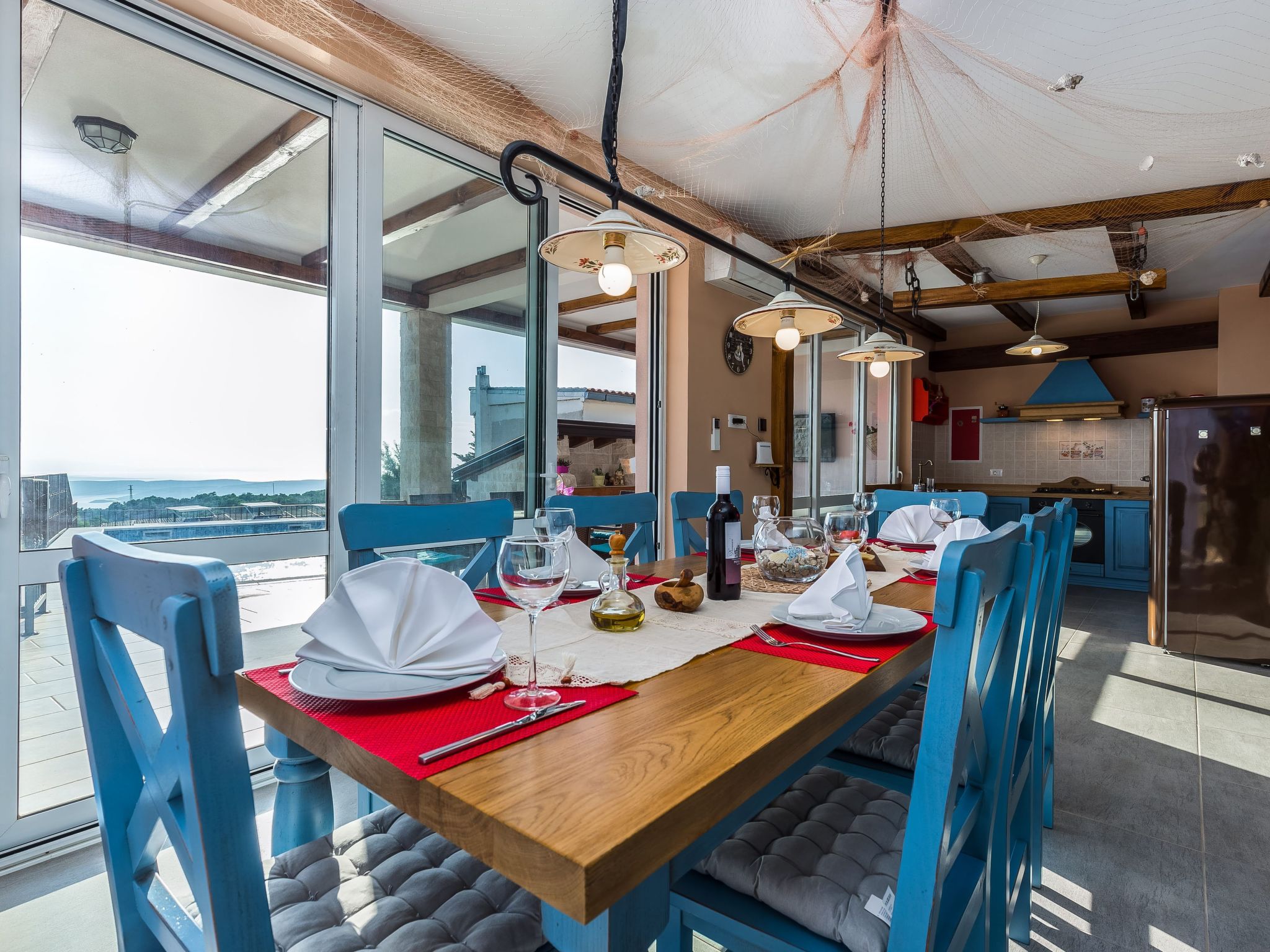 Meerblick Ferienvilla Haus Lucija mit Pool - Image-tags.info