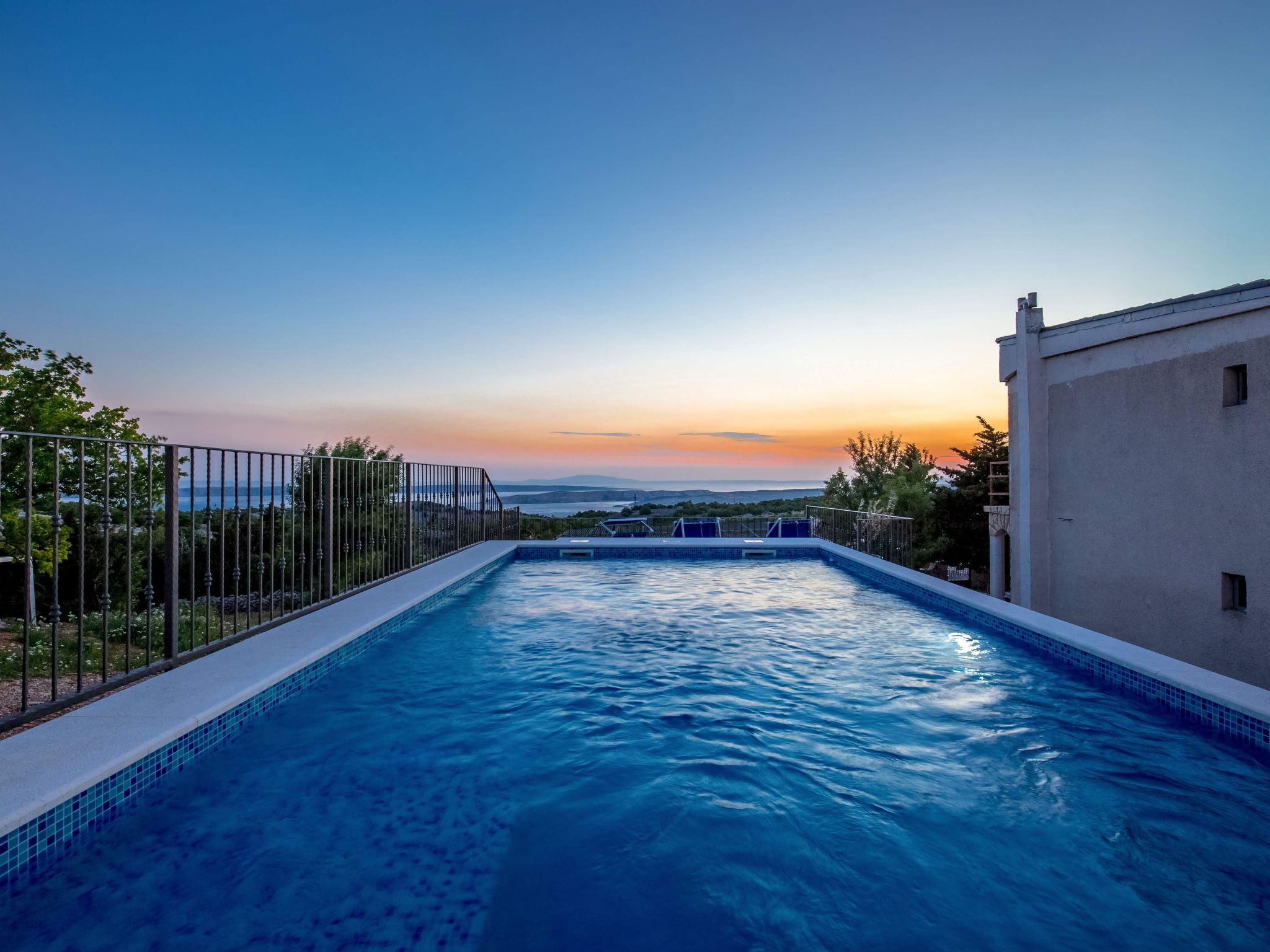 Meerblick Ferienvilla Haus Lucija mit Pool - Image-tags.info