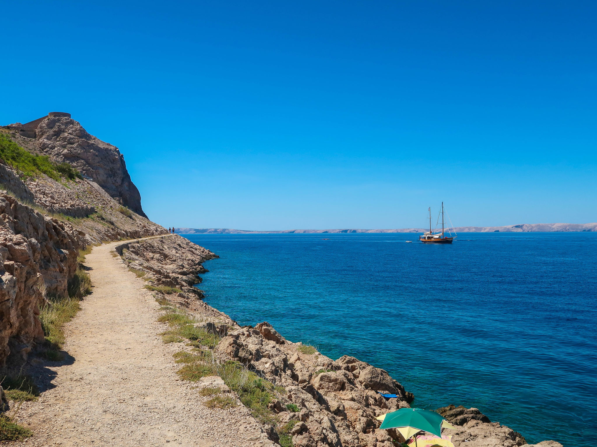 Meerblick Ferienvilla Haus Lucija mit Pool - Omgeving