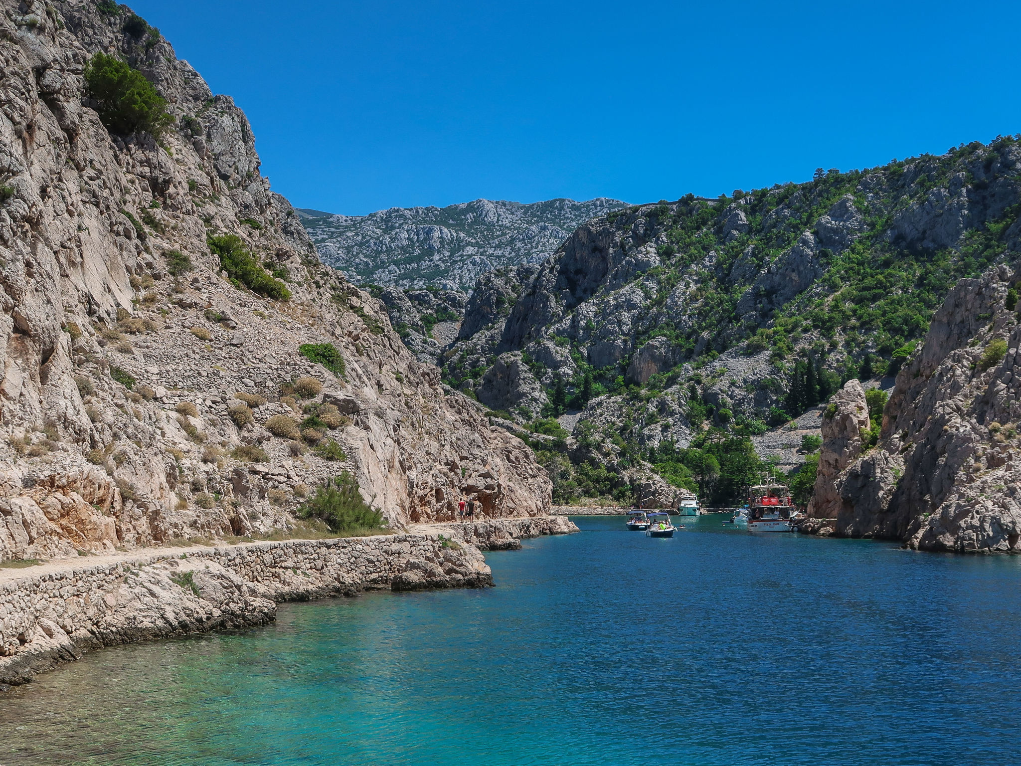 Meerblick Ferienvilla Haus Lucija mit Pool - Omgeving